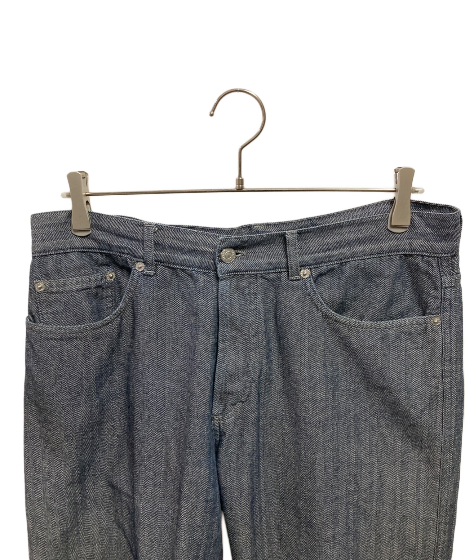 中古・古着通販】JIL SANDER (ジルサンダー) ヘリンボーンツイルパンツ