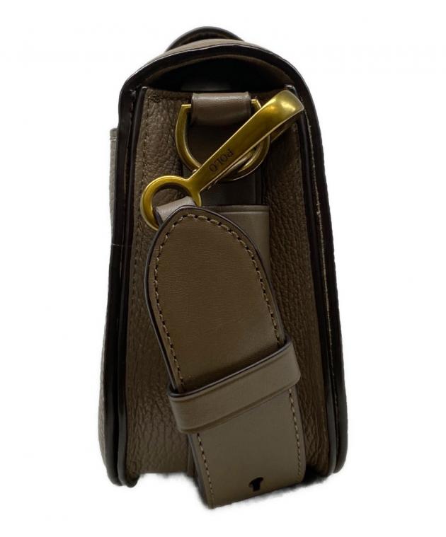 RALPH LAUREN ラルフローレン インディゴ染め 2Wayショルダーバッグ ブルー/ブラウン ユニセックス【中古】 RALPH LAUREN ラルフローレン インディゴ染め 2Wayショルダーバッグ