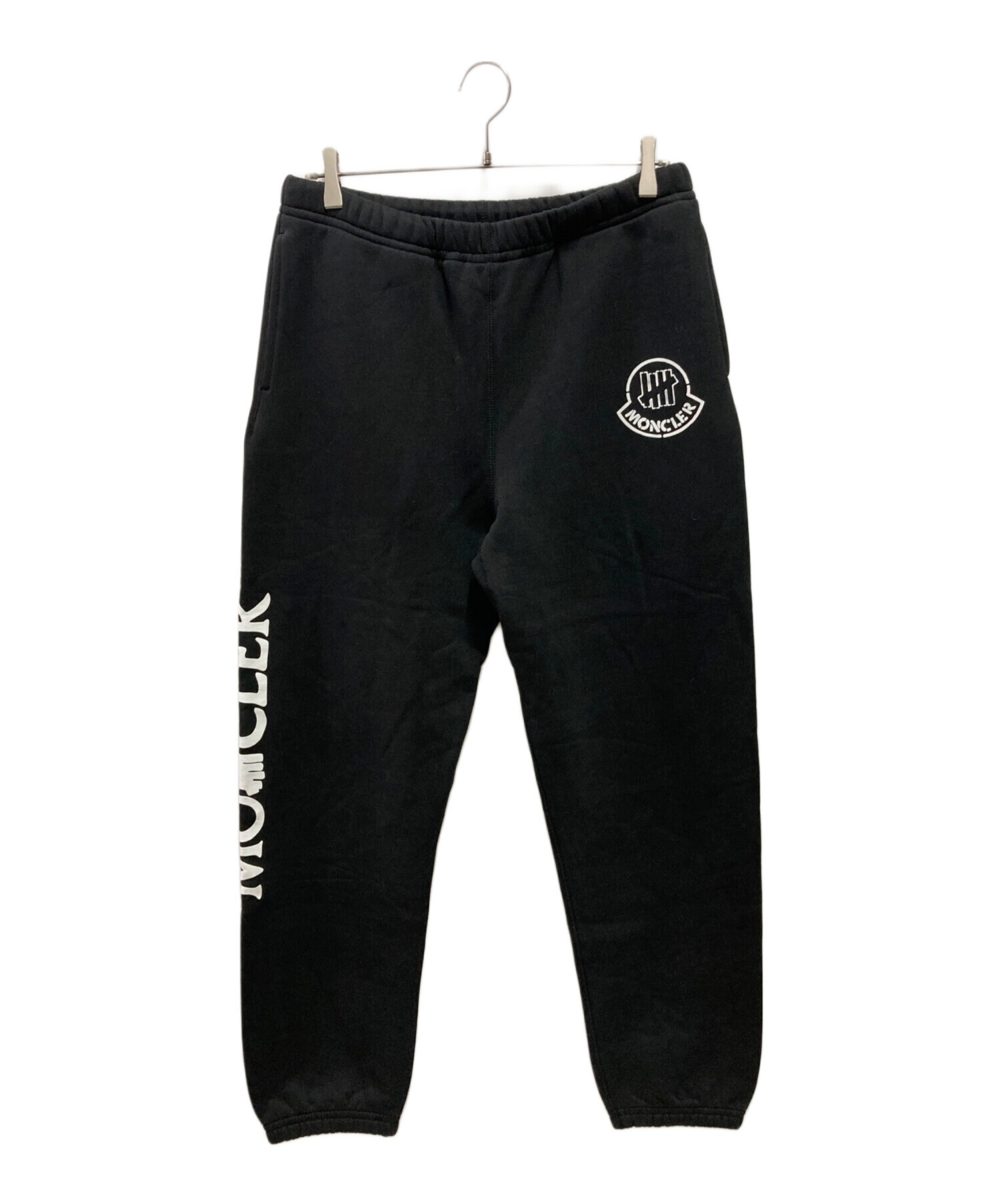 MONCLER ロゴ入り ブラック スウェットパンツ 12 anni 中古・古着通販】MONCLER (モンクレール) UNDEFEATED (アンディフィー