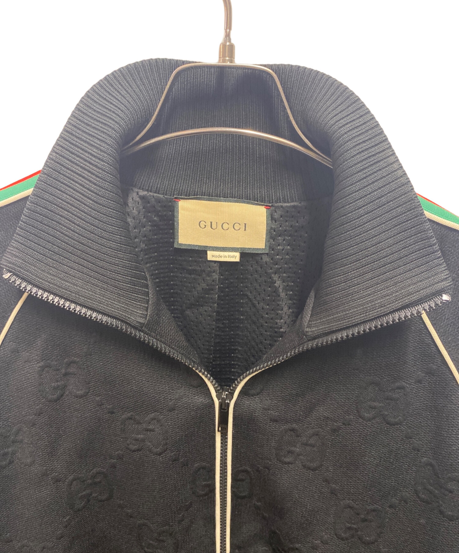 中古・古着通販】GUCCI (グッチ) GGジャージー ジャカード ジップ