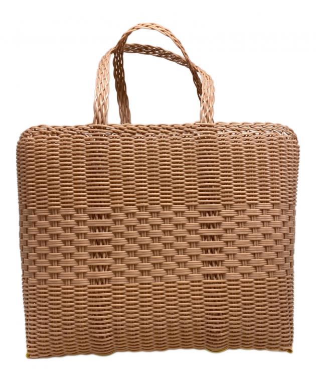 PALOROSA パロロサ かごバッグ  茶 【古着】【中古】【送料無料】 中古・古着通販】PALOROSA (パロローサ) カゴバッグ ピンク｜ブランド