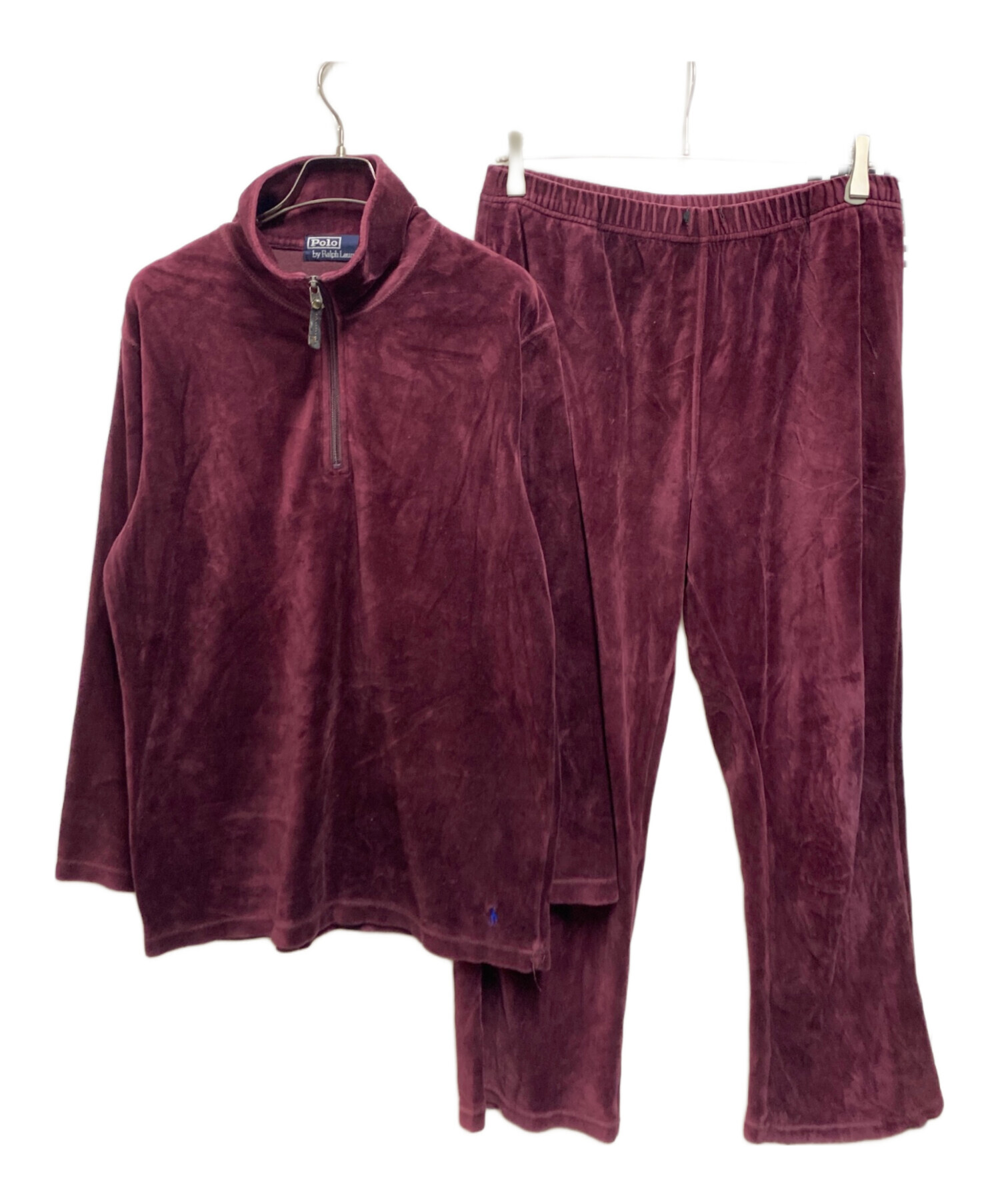 POLO RALPH LAUREN velour setup ベロア y2k平成 POLO RALPH LAUREN