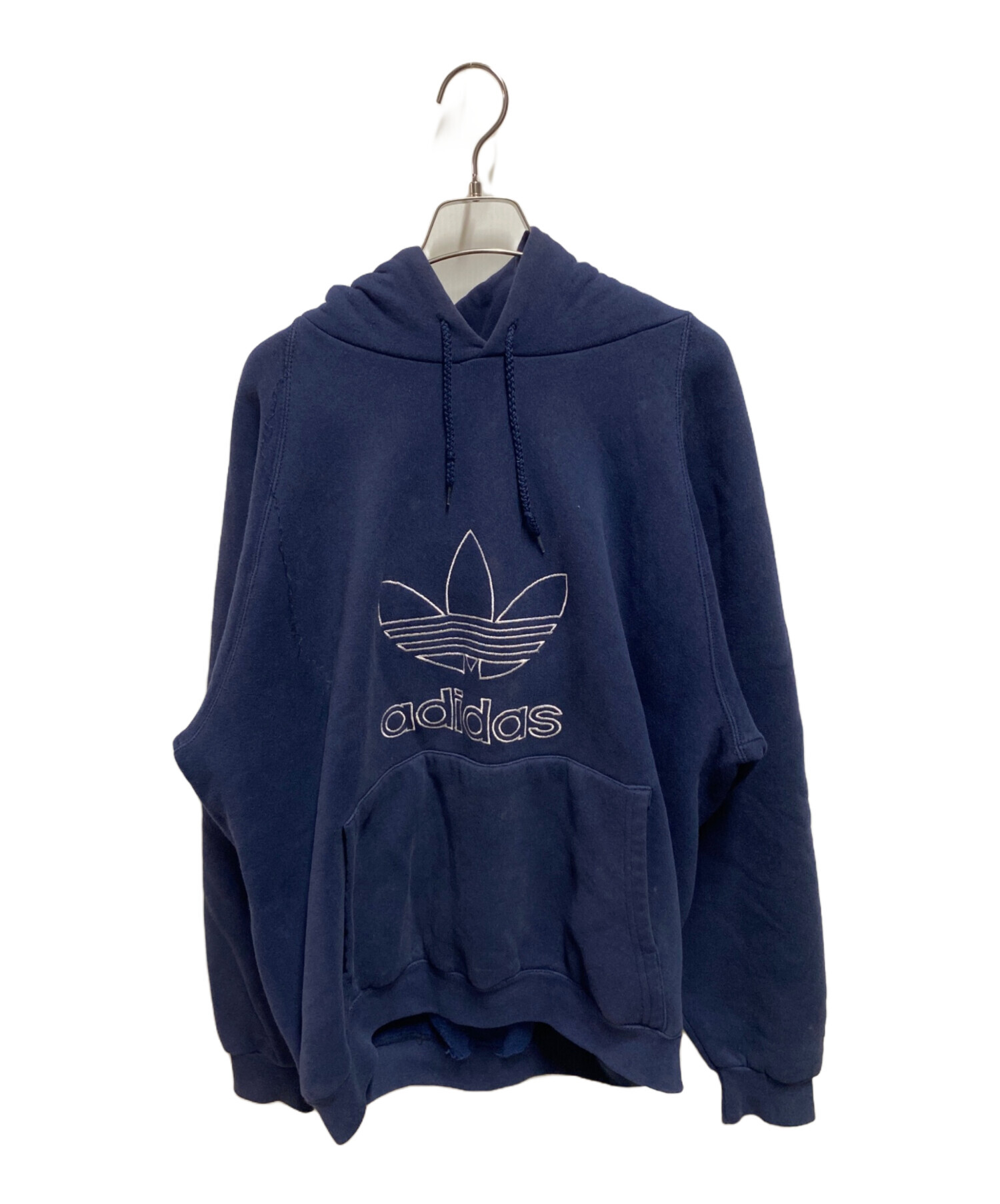 中古・古着通販】adidas (アディダス) 80's ロゴパーカー ネイビー