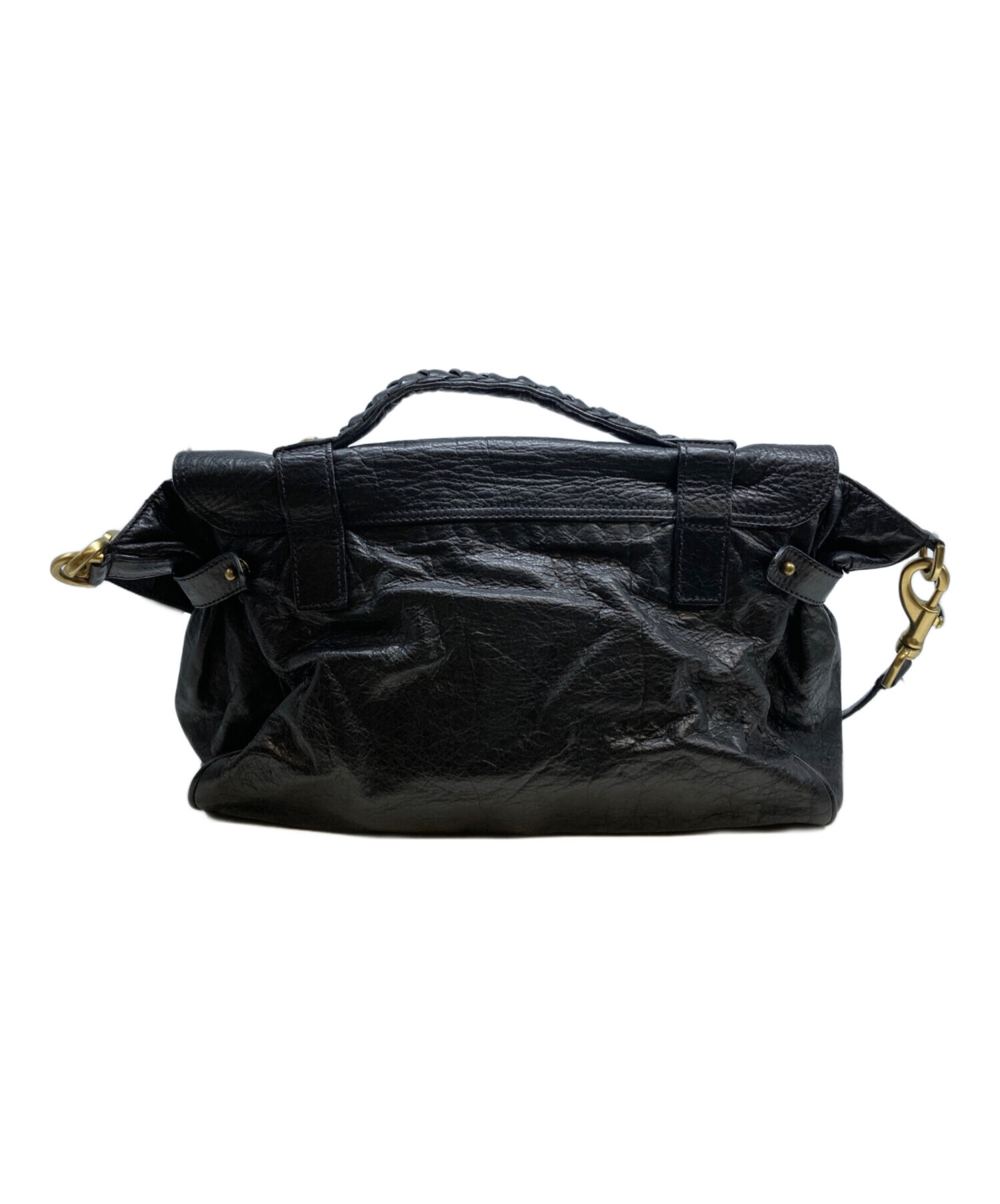 中古・古着通販】MULBERRY (マルベリー) ショルダーバッグ ブラック