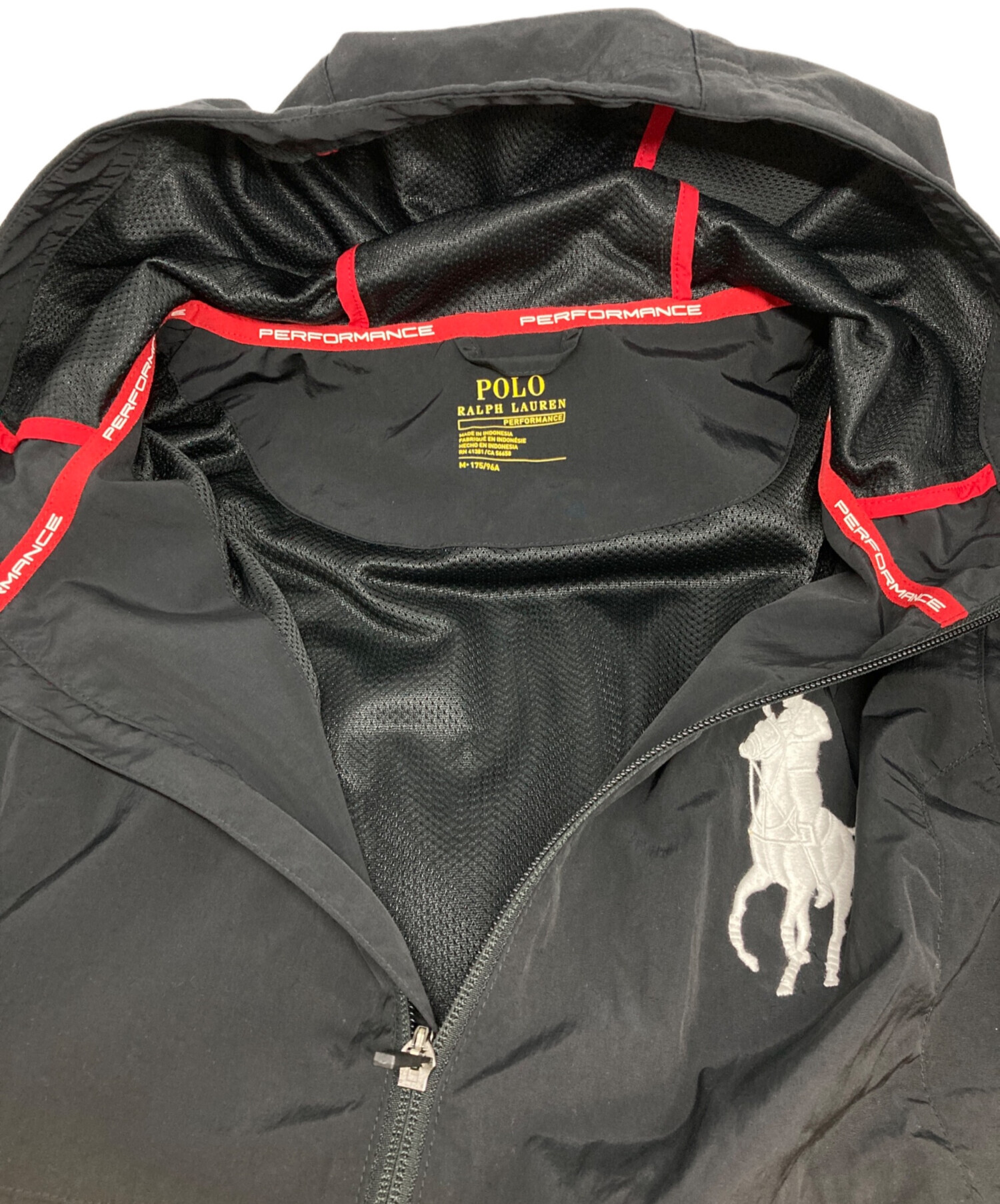 Polo by Ralph Lauren フード付ジャケット　ブラック　Mサイズ POLO RALPH LAUREN（ポロ・ラルフローレン） ダウンジャケット ラルフ
