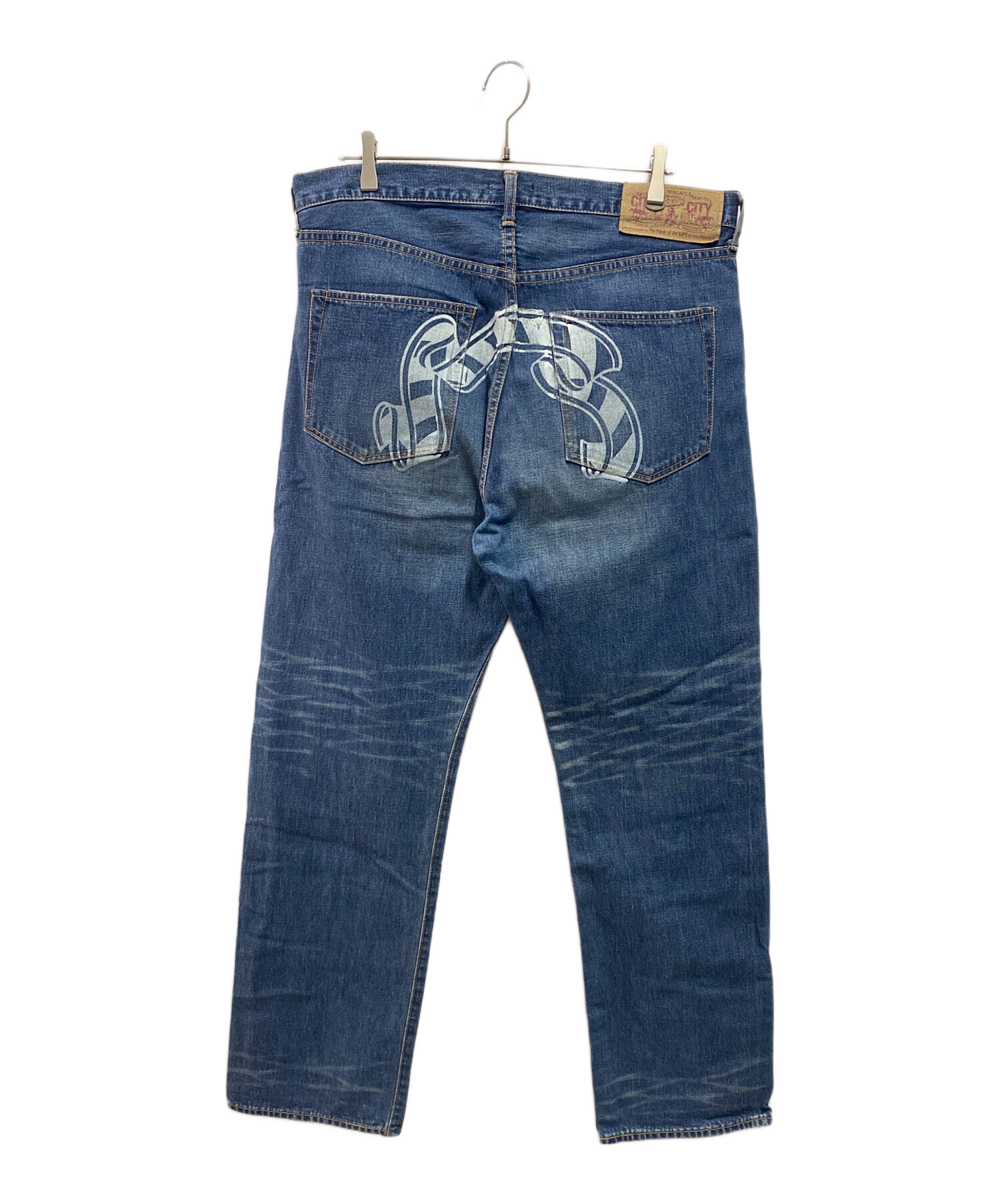 中古・古着通販】BABY MiLO (ベビーマイロ) フェイスペイントデニム 