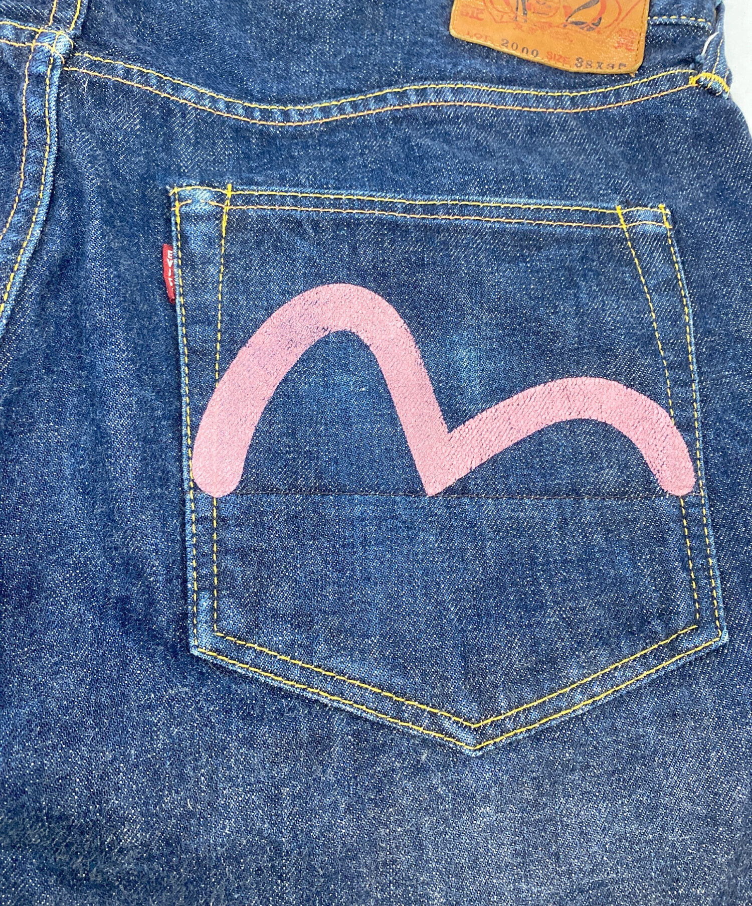 中古・古着通販】EVISU (エヴィス) 男カモメペイントデニムパンツ
