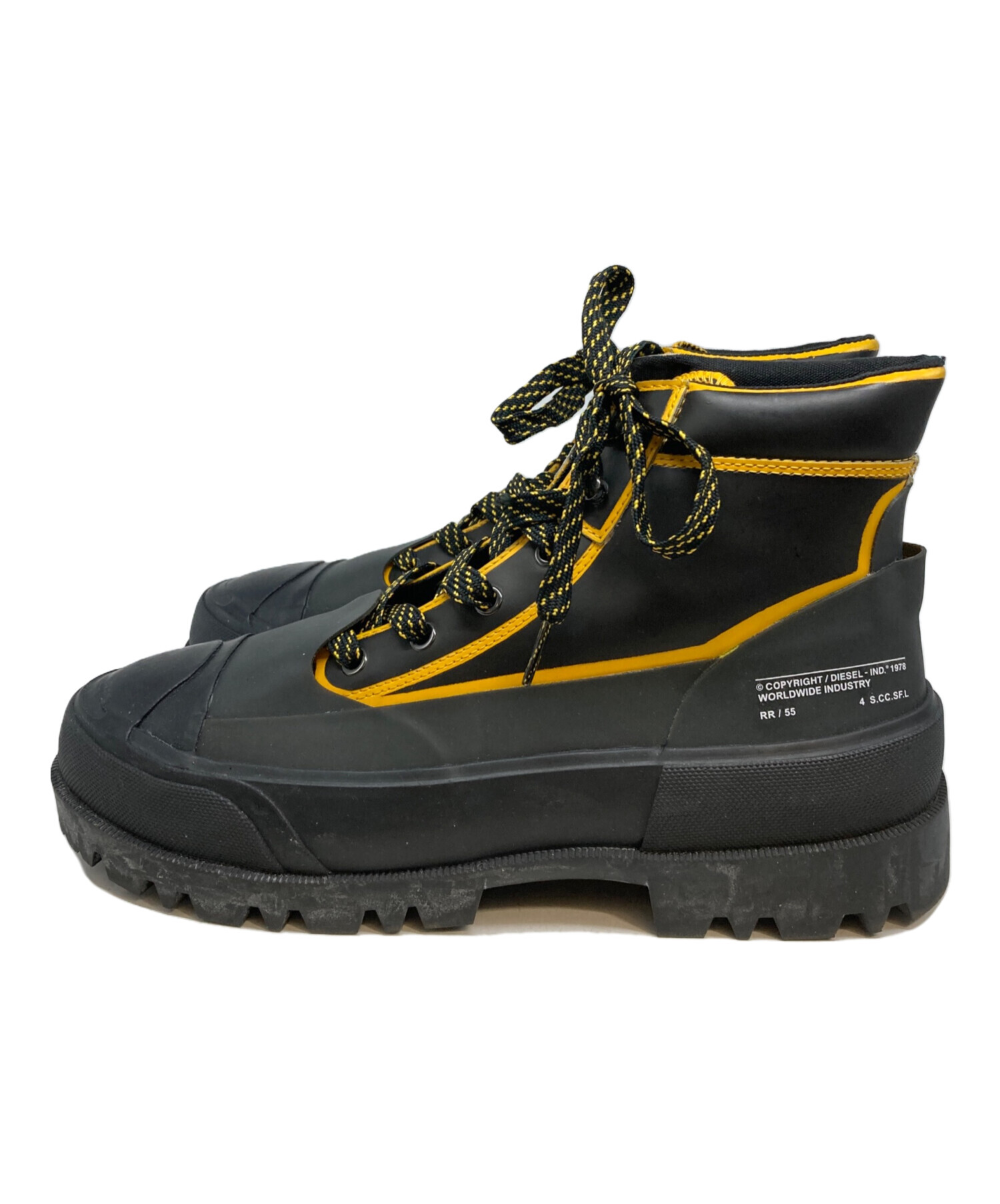(未使用)　DIESEL D-HIKO BT X　ブラック　サイズ26.5　箱/タグ付き Diesel D-Hiko BT X Ankle Boots Black Men's - Y03053-PR080-H9834 - US