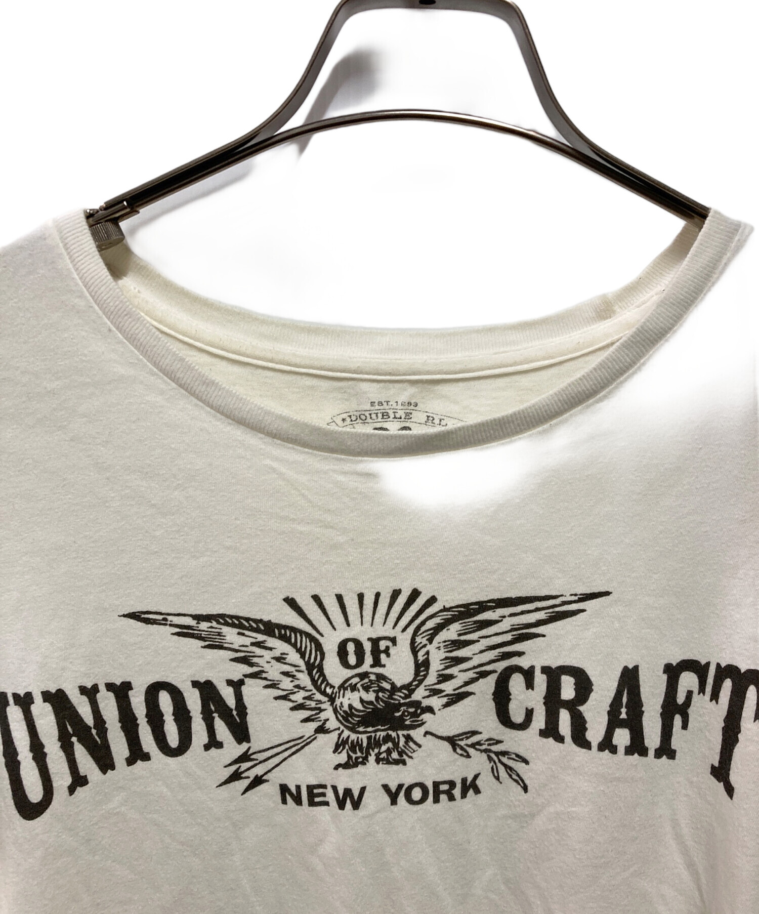 中古・古着通販】RRL (ダブルアールエル) プリントTシャツ ホワイト 