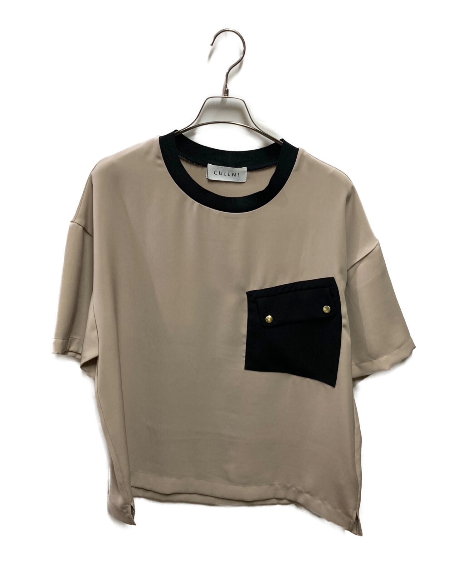 中古・古着通販】CULLNI (クルニ) Tシャツ ベージュ サイズ:1