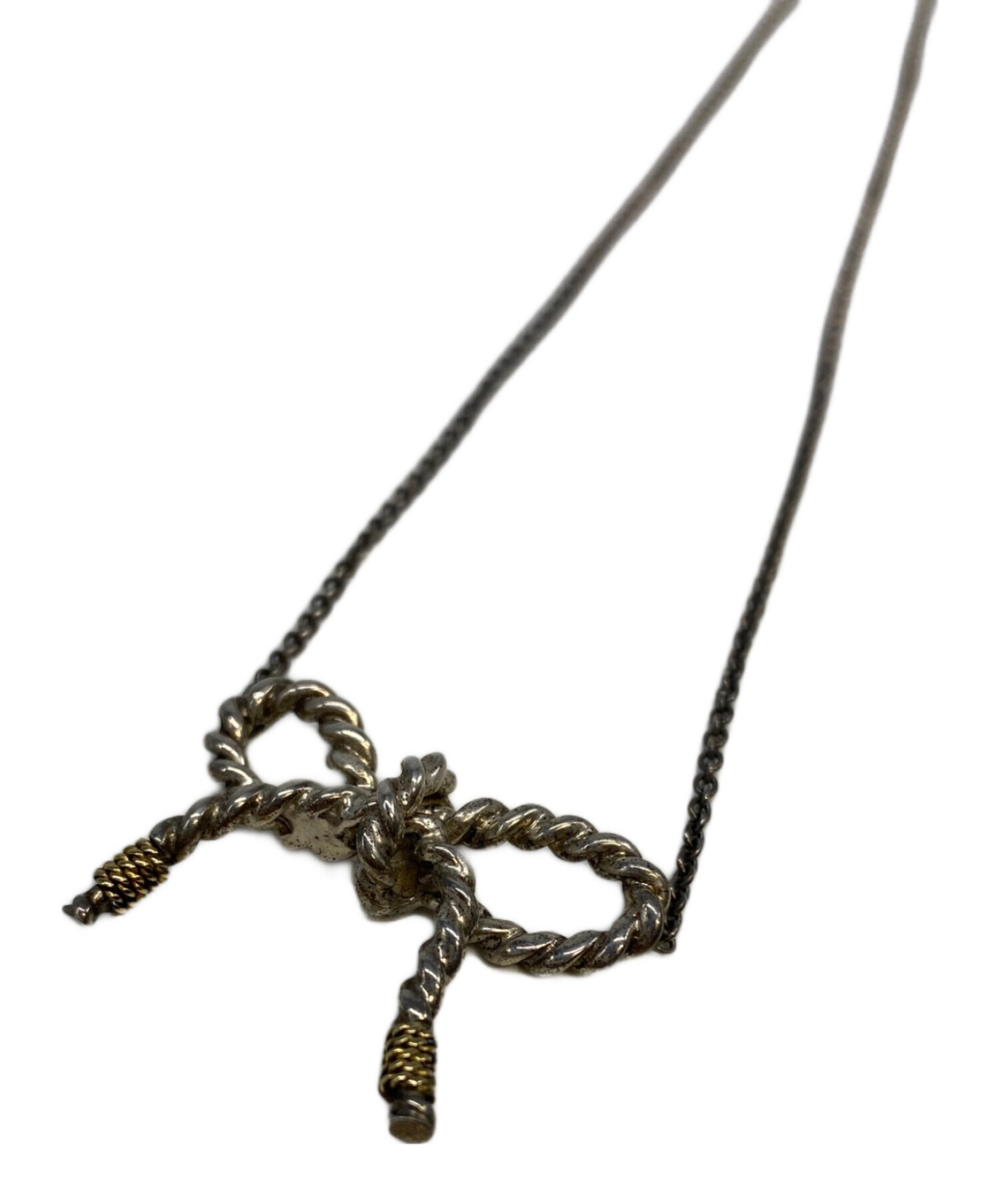 ティファニー ネックレス ツイストリボン 中古・古着通販】Tiffany & Co. (ティファニー) ツイストリボン