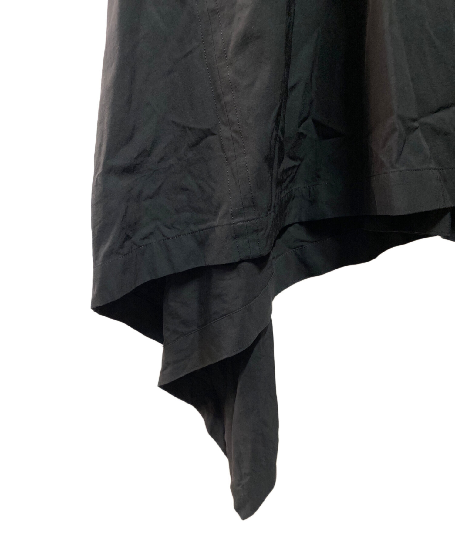 [LIMI feu] リミフゥ シャツ ワンピース ブラック LIMI feu（リミフゥ） 23AW 2WAYセルロースシャツドレスワンピース LJ