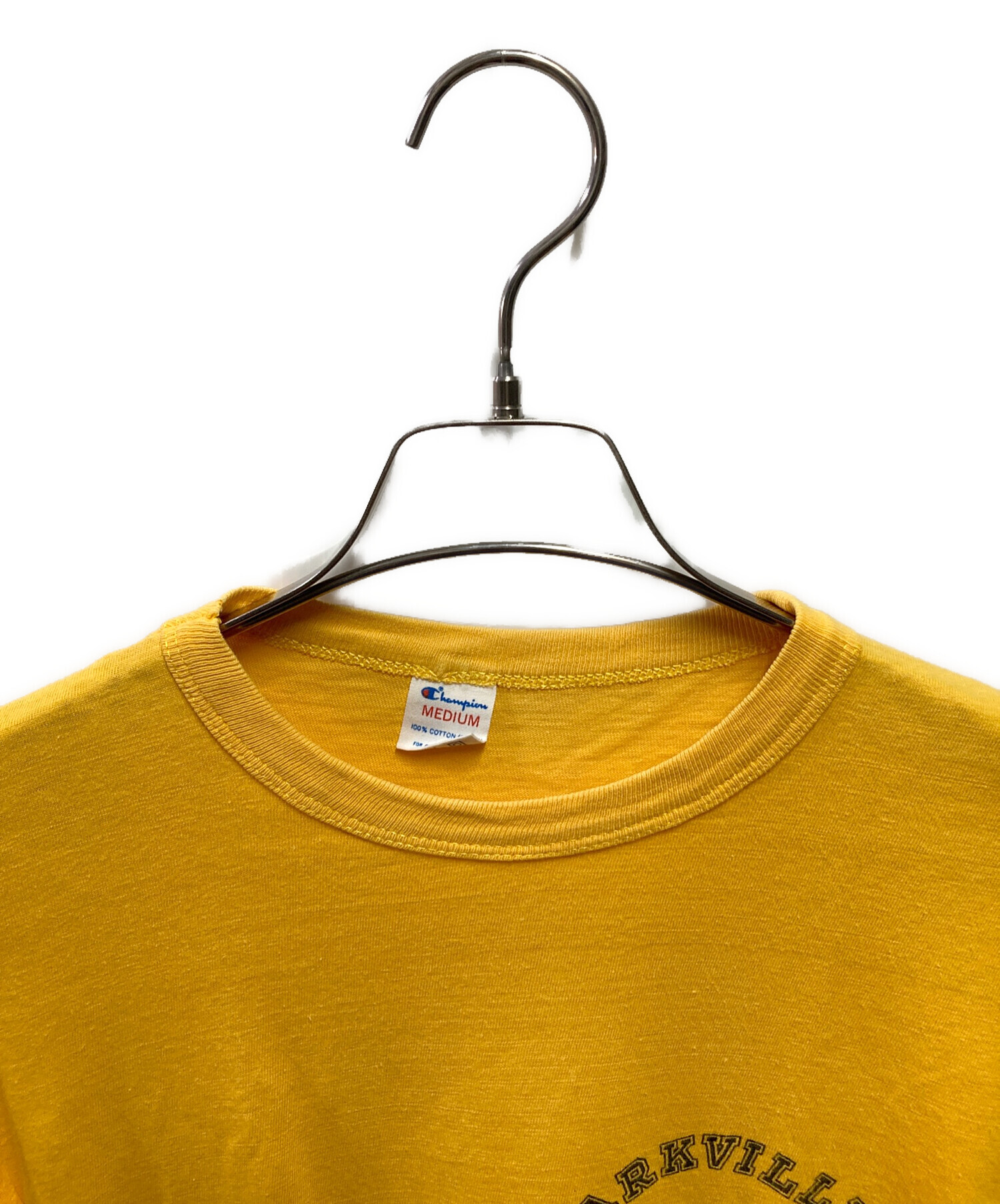 中古・古着通販】Champion (チャンピオン) Tシャツ イエロー サイズ:M 