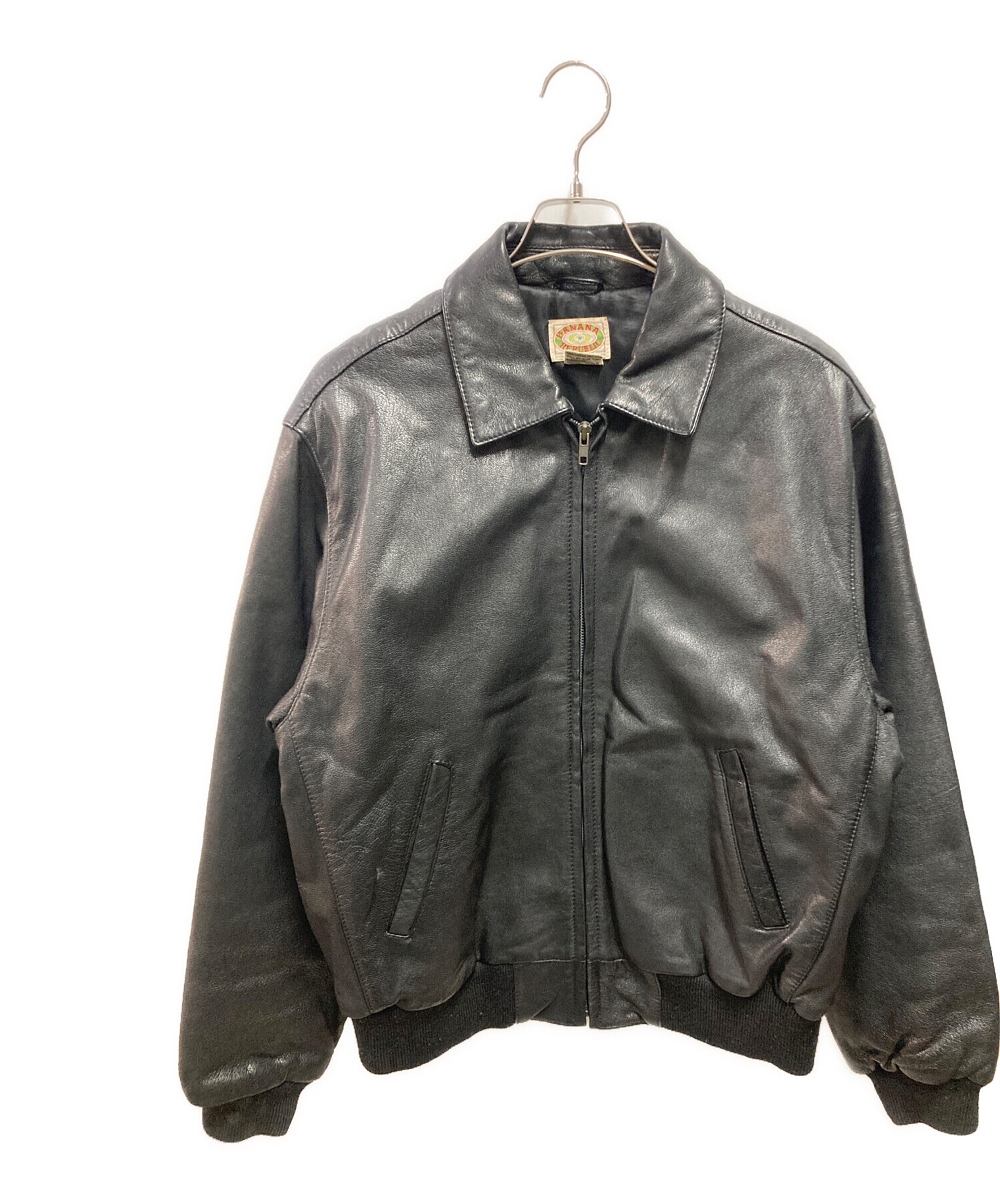 Banana Republic 80s Travelタグ レザージャケット 中古・古着通販】BANANA REPUBLIC (バナナリパブリック) 80's レザー