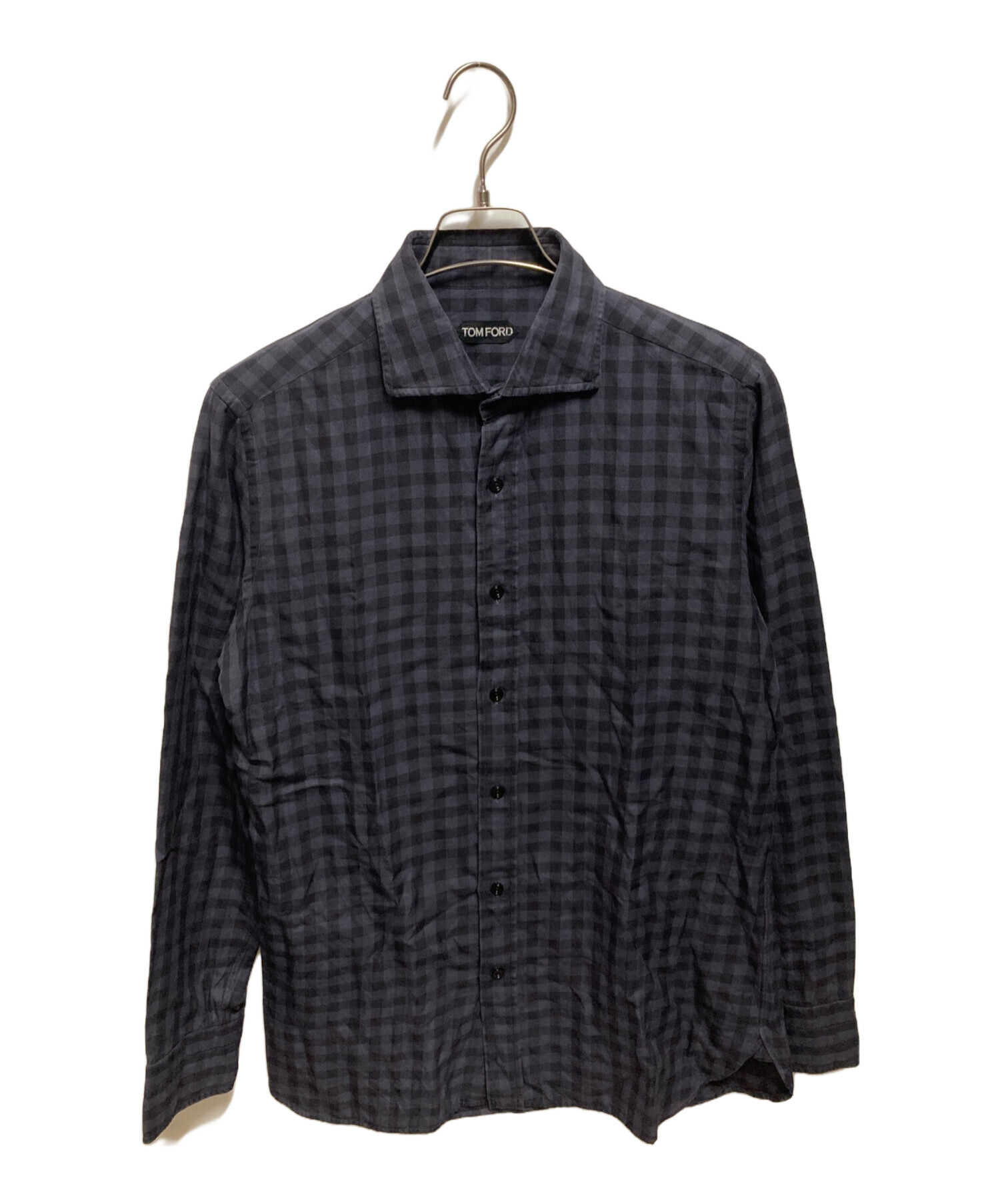 中古・古着通販】TOM FORD (トムフォード) チェックドレスシャツ