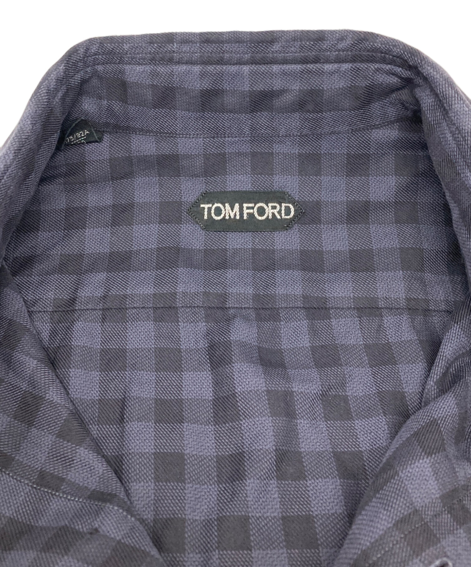 中古・古着通販】TOM FORD (トムフォード) チェックドレスシャツ
