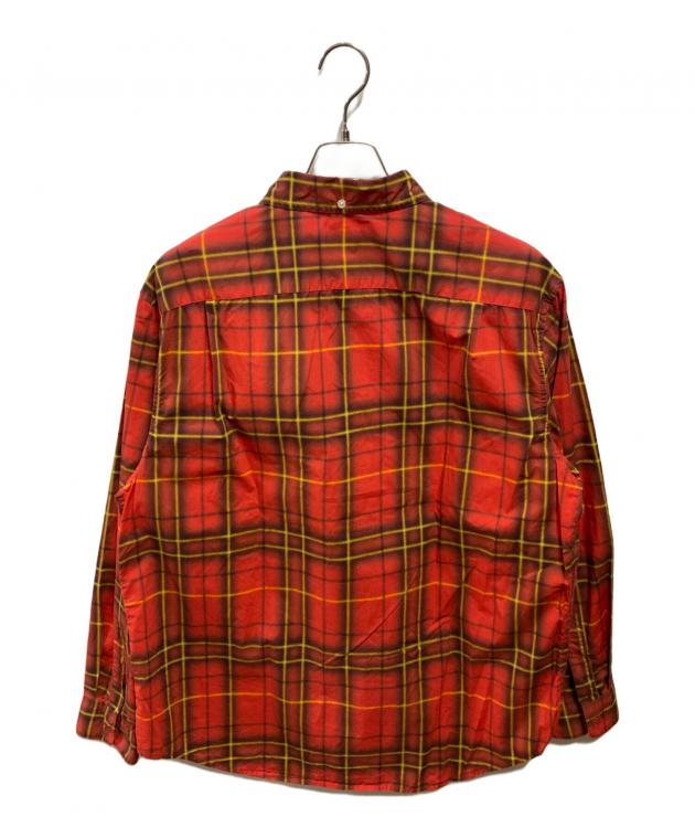 中古・古着通販】SUPREME (シュプリーム) Spray Tartan Shirt レッド