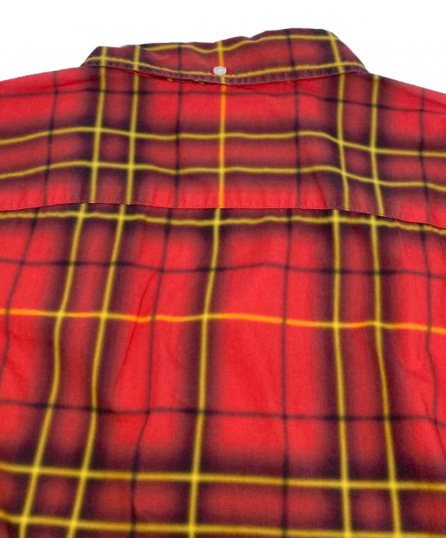 中古・古着通販】SUPREME (シュプリーム) Spray Tartan Shirt レッド