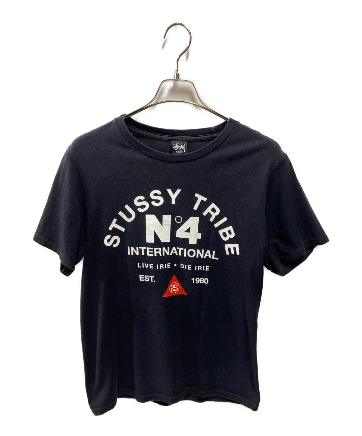 中古・古着通販】stussy (ステューシー) プリントTシャツ ブラック 