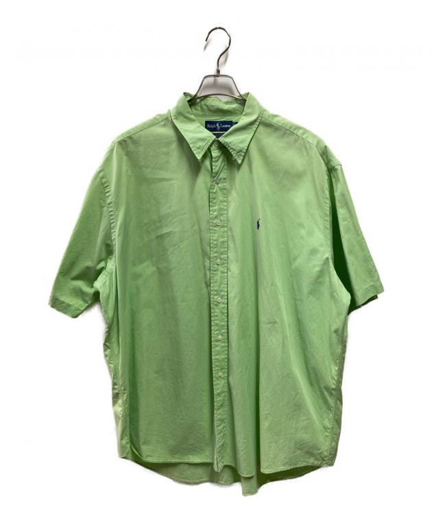 Ralph Lauren BLAKE シルク コットン 半袖 シャツ グリーン 中古・古着通販】RALPH LAUREN (ラルフローレン) BLAKE 半袖シャツ