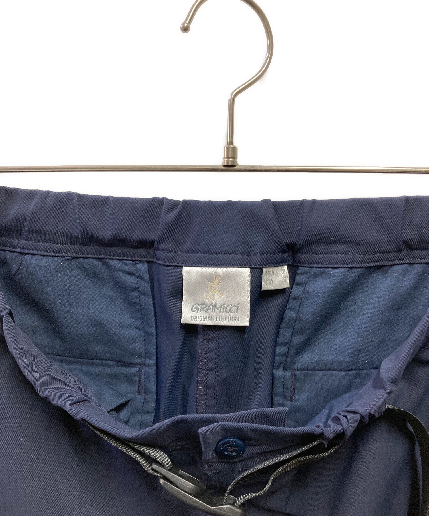 GRAMICCI SOLOTEX スラックス ネイビー M 中古・古着通販】GRAMICCI (グラミチ) SOLOTEXツイルストレッチパンツ