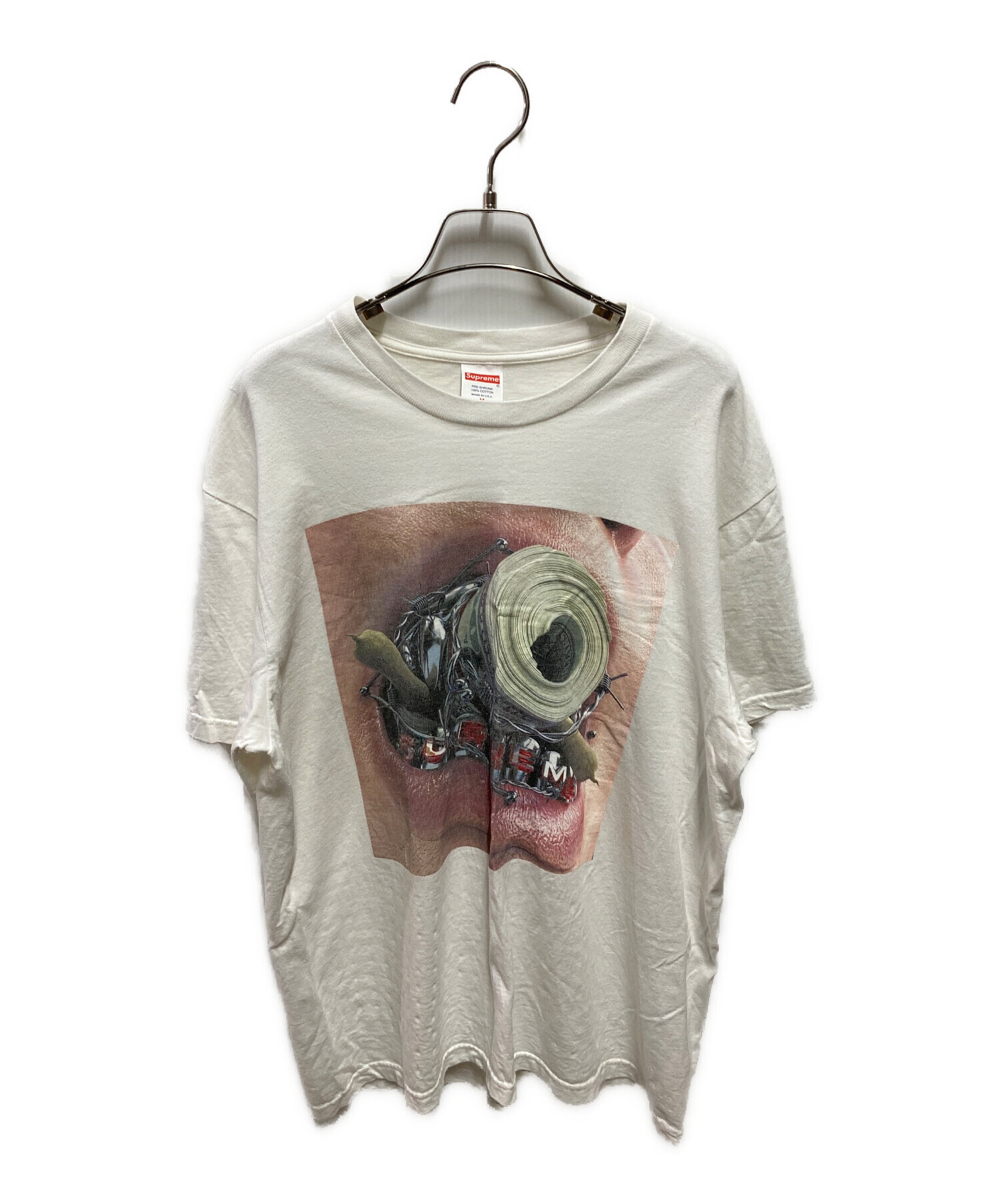 中古・古着通販】SUPREME (シュプリーム) Braces Tee ホワイト サイズ 