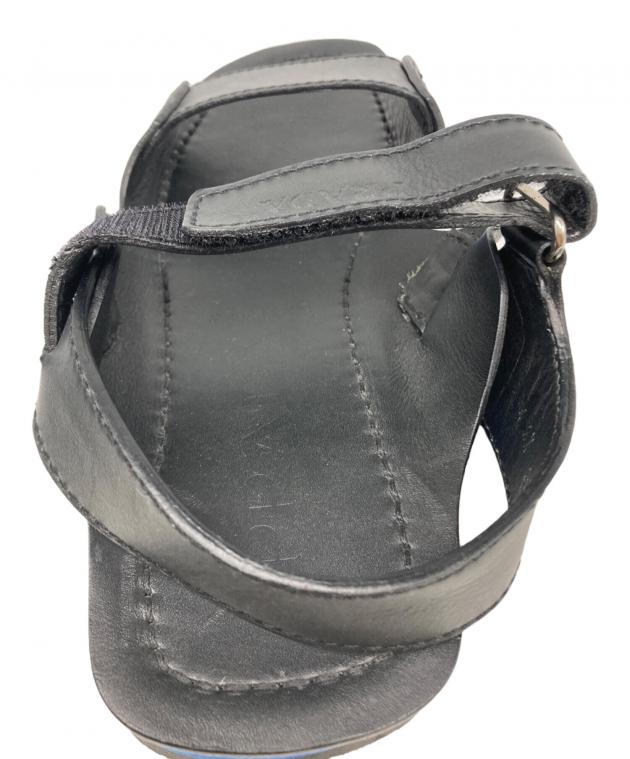 中古・古着通販】PRADA (プラダ) ストラップサンダル ブラック サイズ