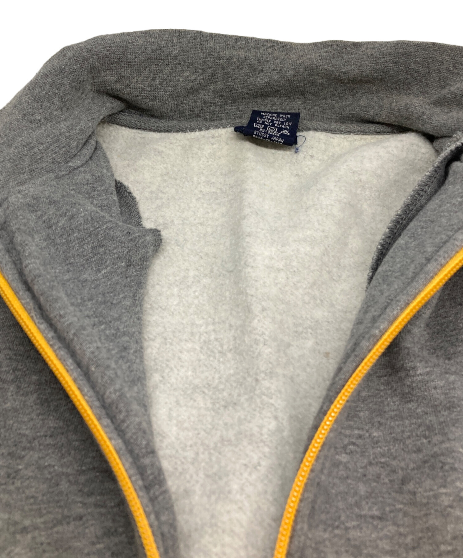 STUSSY】CHANELロゴ モノグラムヘッドホンパーカー グレー STUSSY