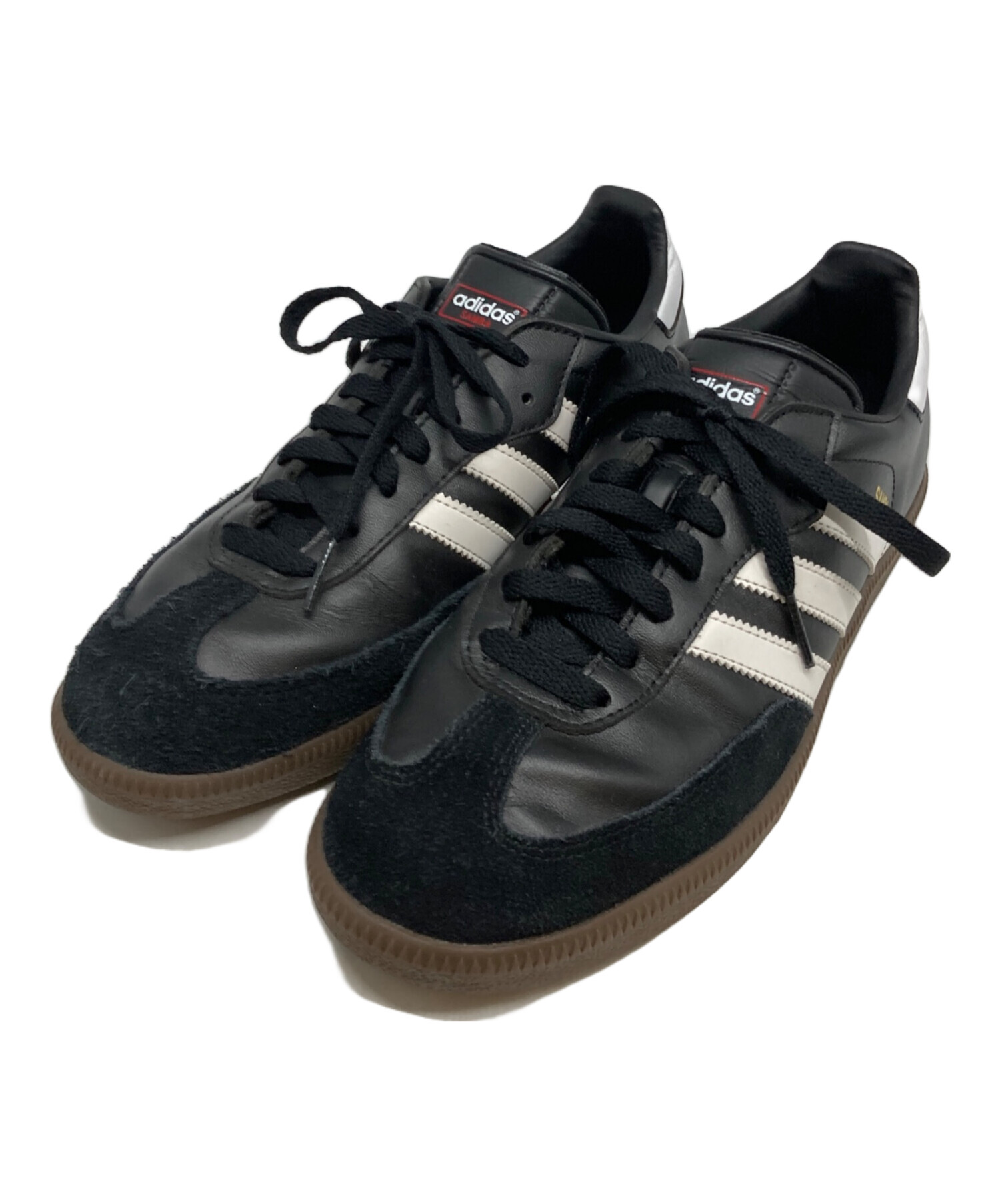 中古・古着通販】adidas (アディダス) Samba Leather ブラック サイズ 