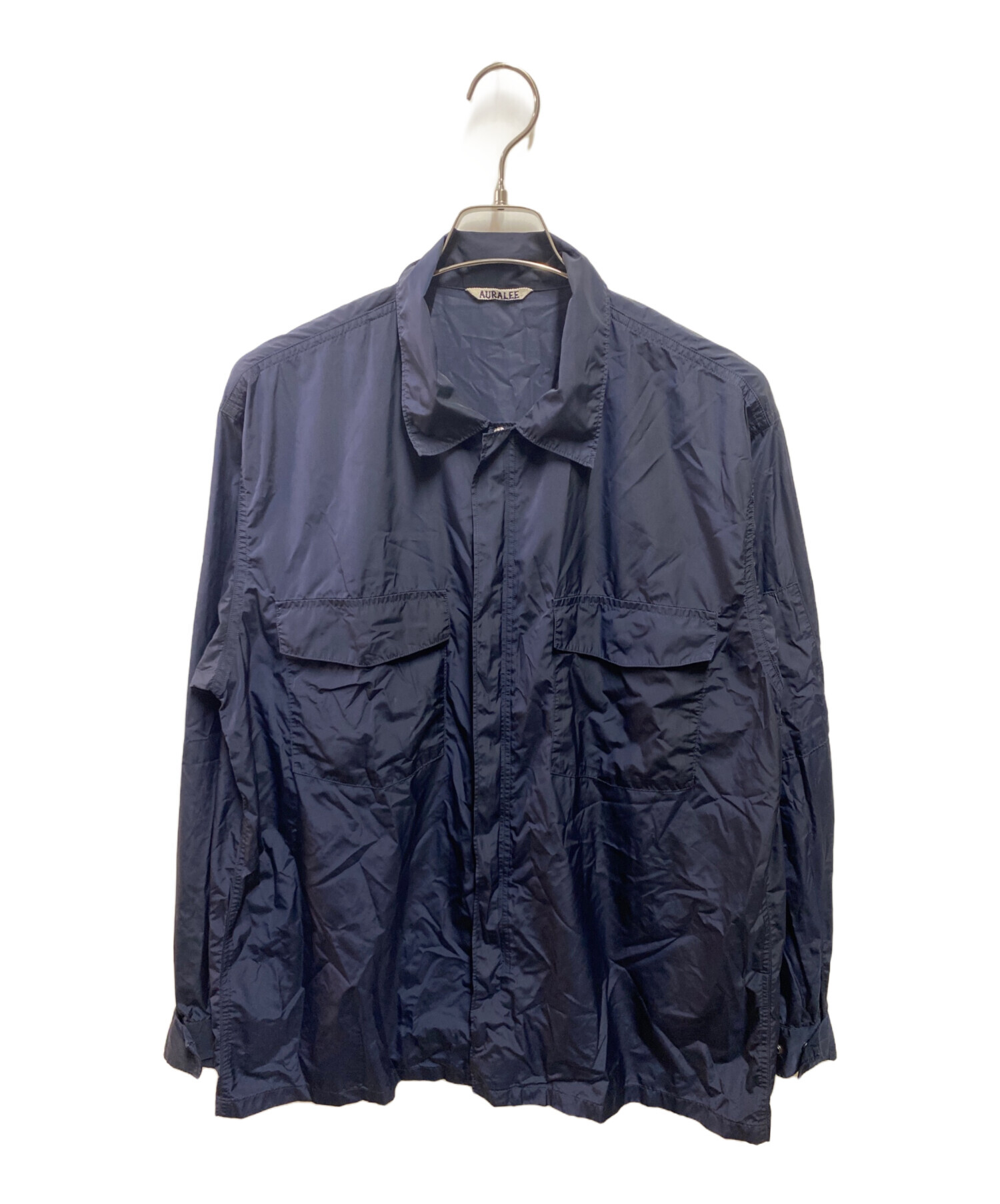 中古・古着通販】AURALEE (オーラリー) LIGHT NYLON ZIP SHIRT