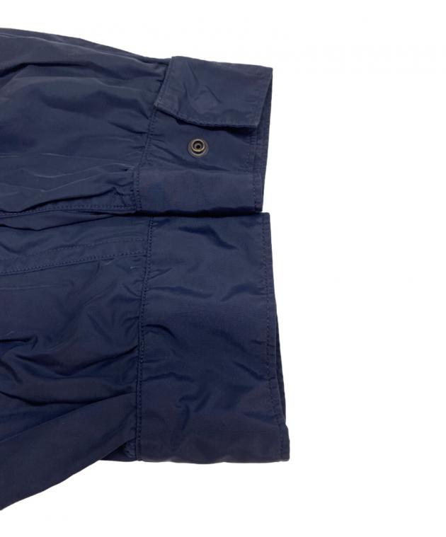 AURALEE 100%ナイロン ネイビーシャツ サイズ5 中古・古着通販】AURALEE (オーラリー) LIGHT NYLON ZIP SHIRT