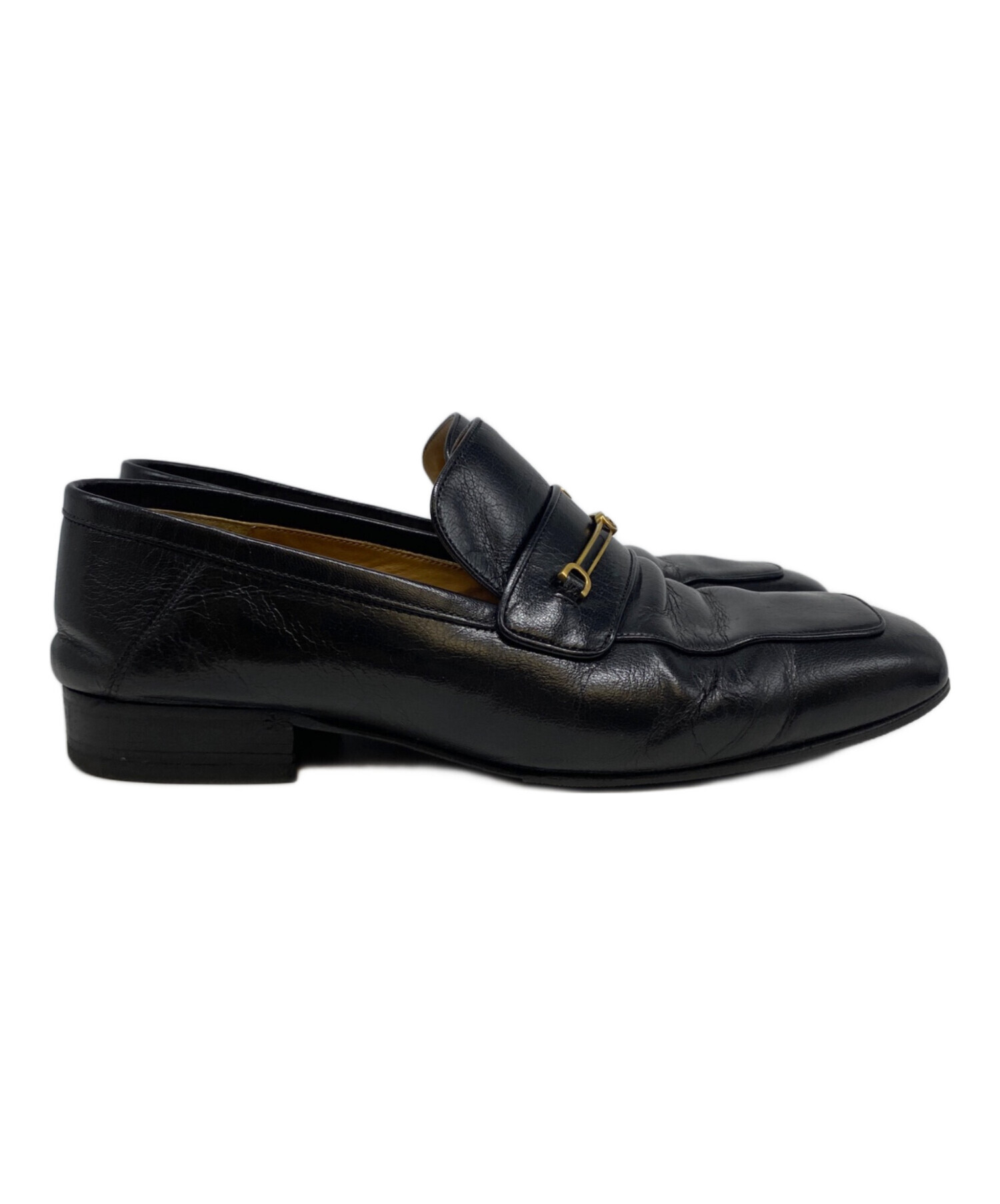 み*ー様 GUCCI ブラック ローファー　36 新品未使用 中古・古着通販】GUCCI (グッチ) ローファー ブラック サイズ:6