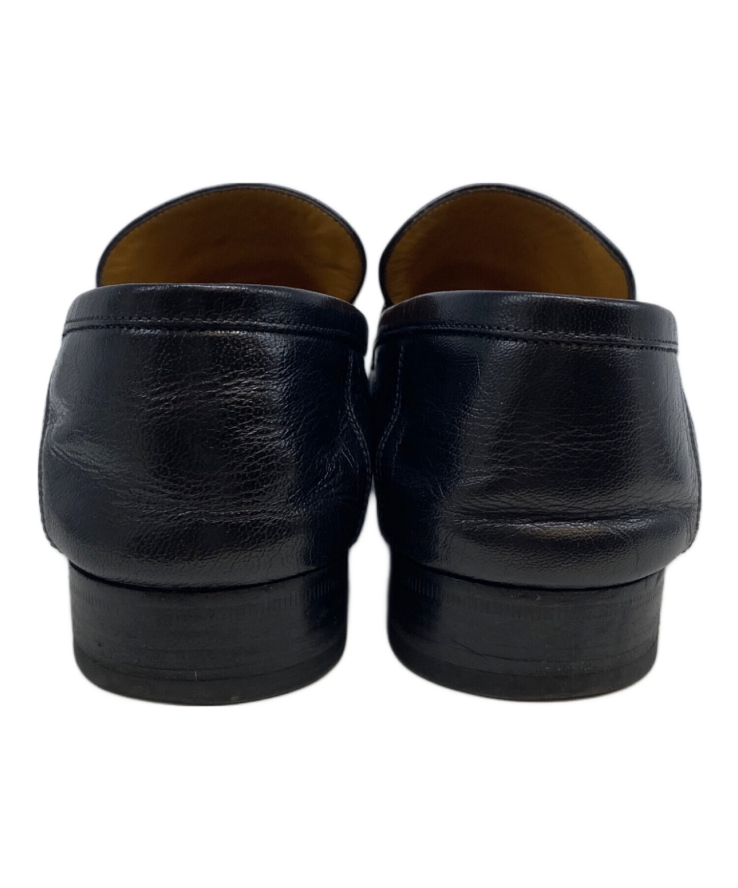 中古・古着通販】GUCCI (グッチ) ローファー ブラック サイズ:6