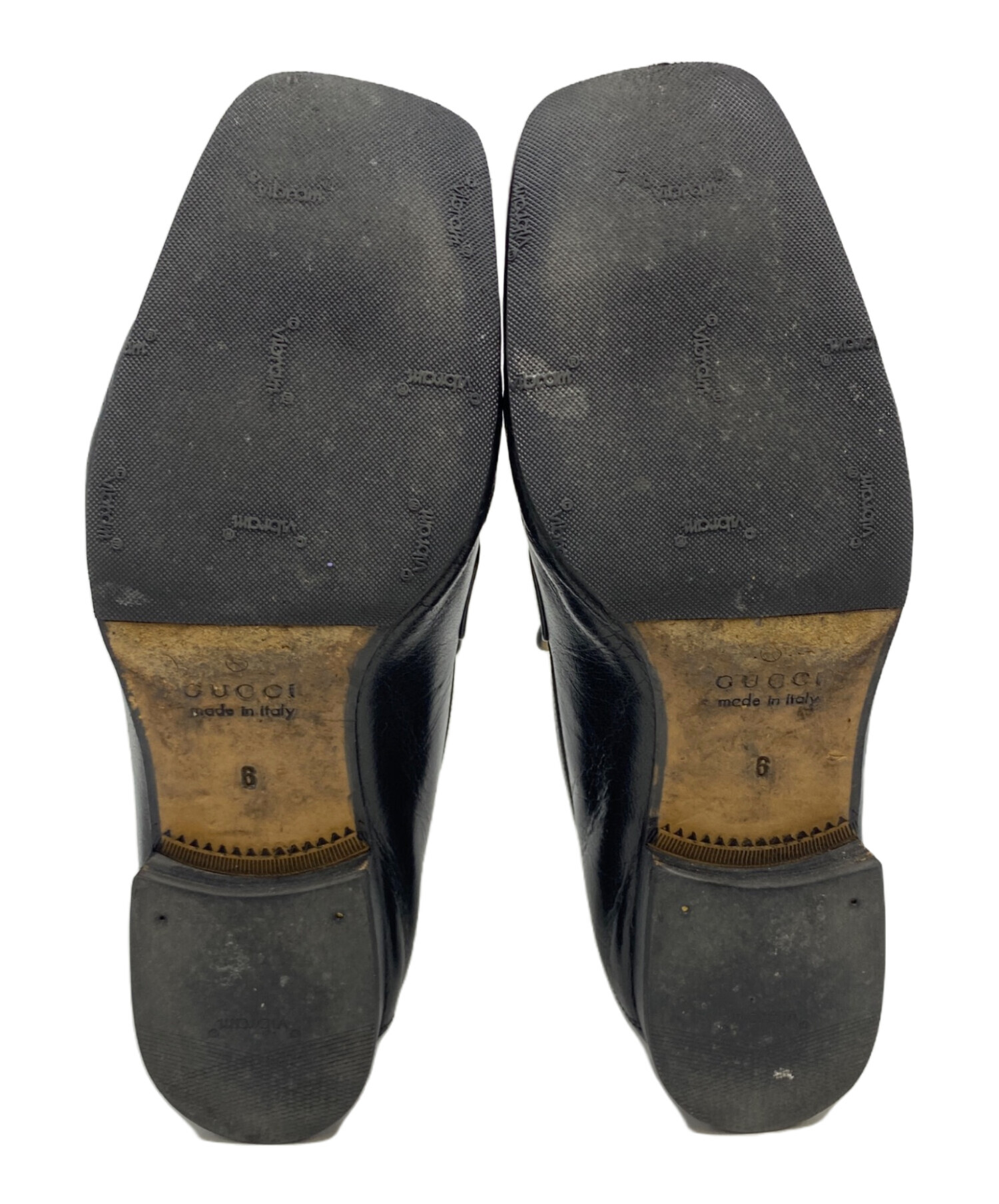 グッチ✖️ ローファー　6サイズ 中古・古着通販】GUCCI (グッチ) ローファー ブラック サイズ:6