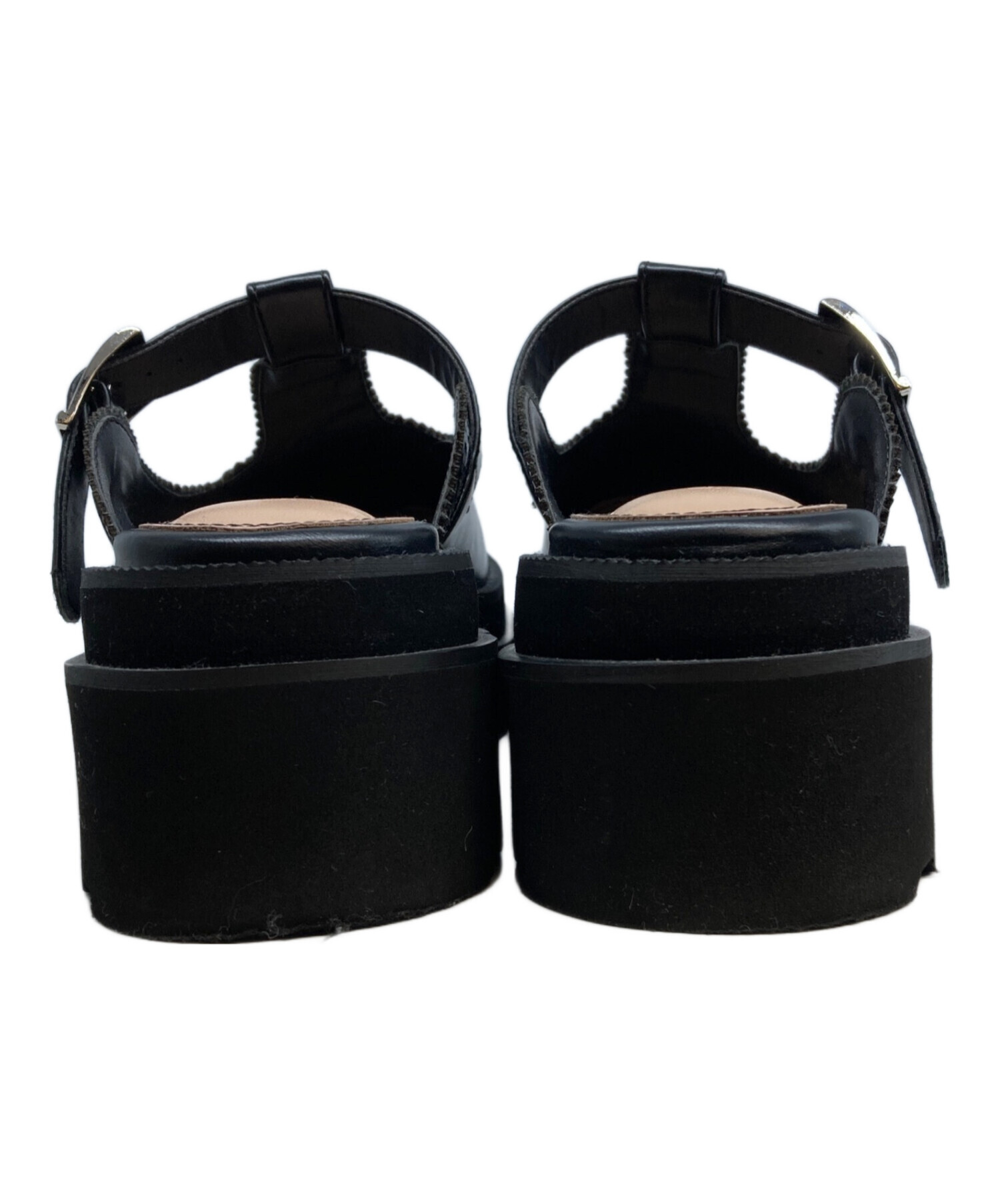 中古・古着通販】Ameri (アメリ) 26SS BROGUE SLIDE LOAFER ブラック
