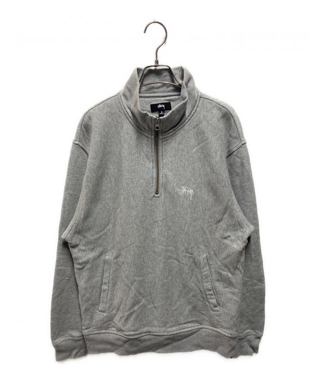 中古・古着通販】stussy (ステューシー) ハーフジップスウェット