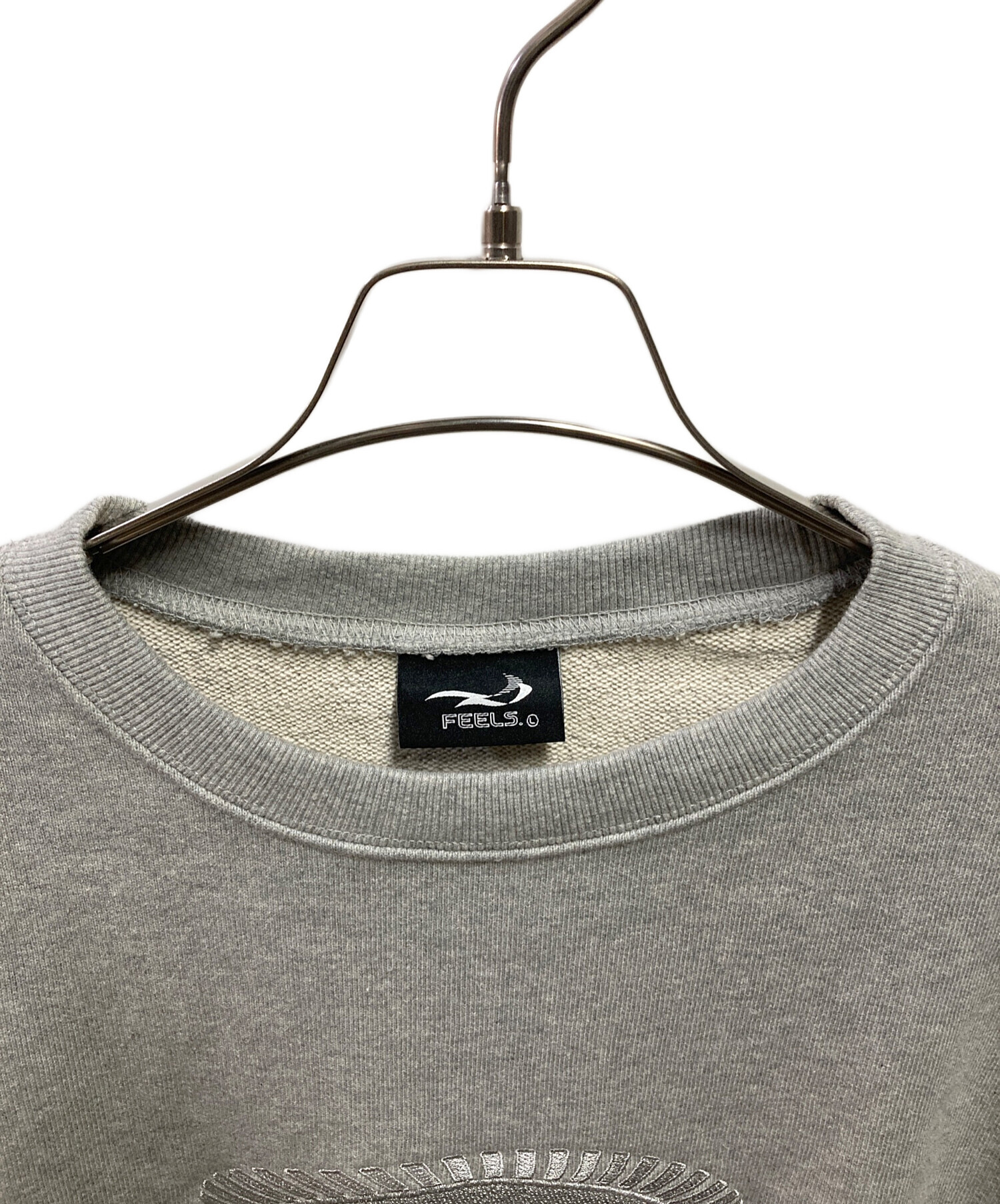 中古・古着通販】FEELS. (フィールズ) CREWNECK SWEATSHIRT グレー