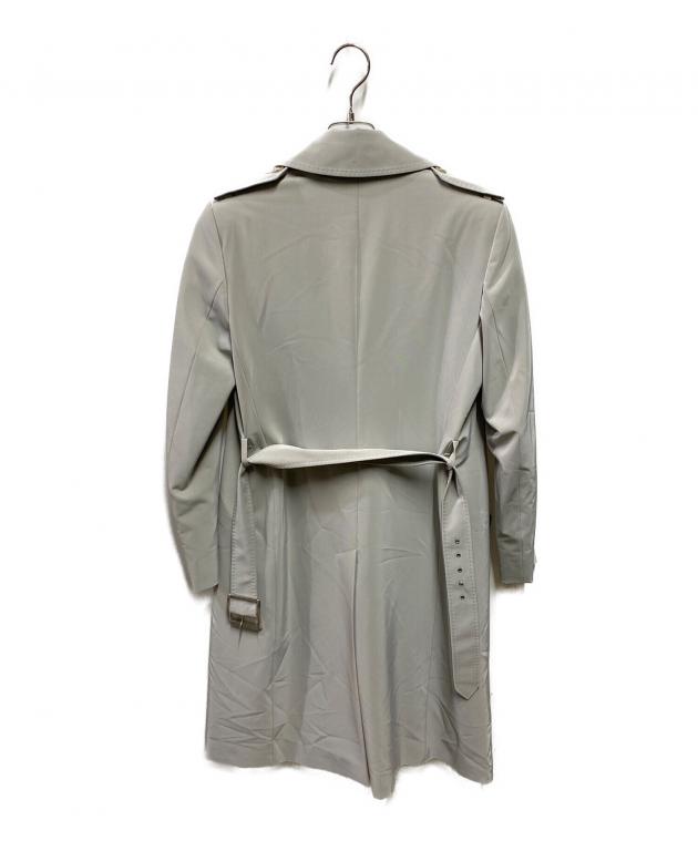 大きい 40サイズ銀タグ マックスマーラ 裏地総柄 トレンチコート グレー系 中古・古着通販】MaxMara (マックスマーラ) トレンチコート グレー