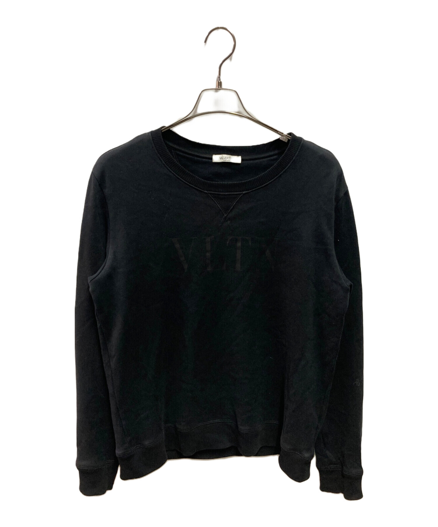 中古・古着通販】VALENTINO (ヴァレンティノ) VLTN L/S SWEAT ブラック