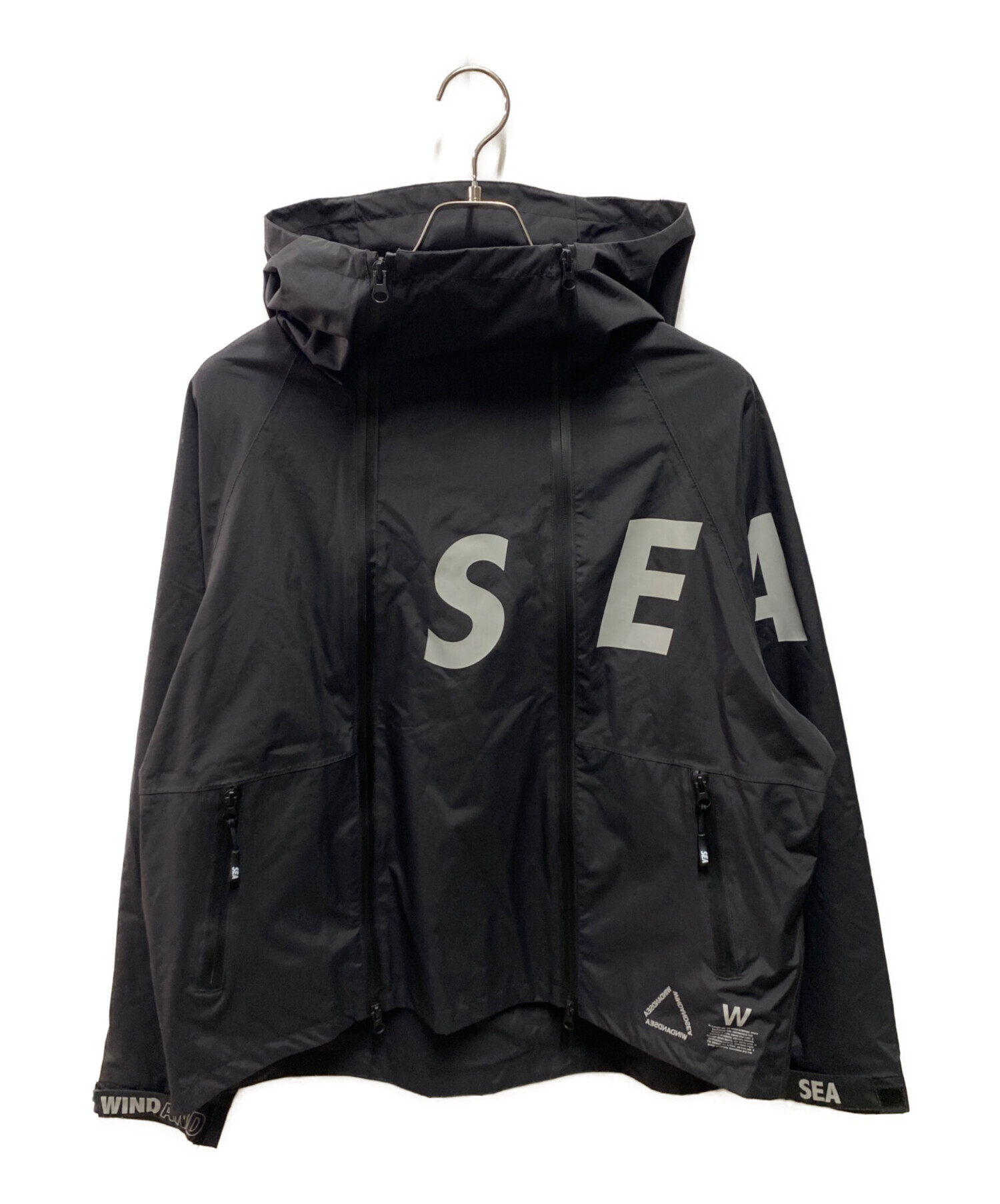 中古・古着通販】WIND AND SEA (ウィンダンシー) ジャケット ブラック 