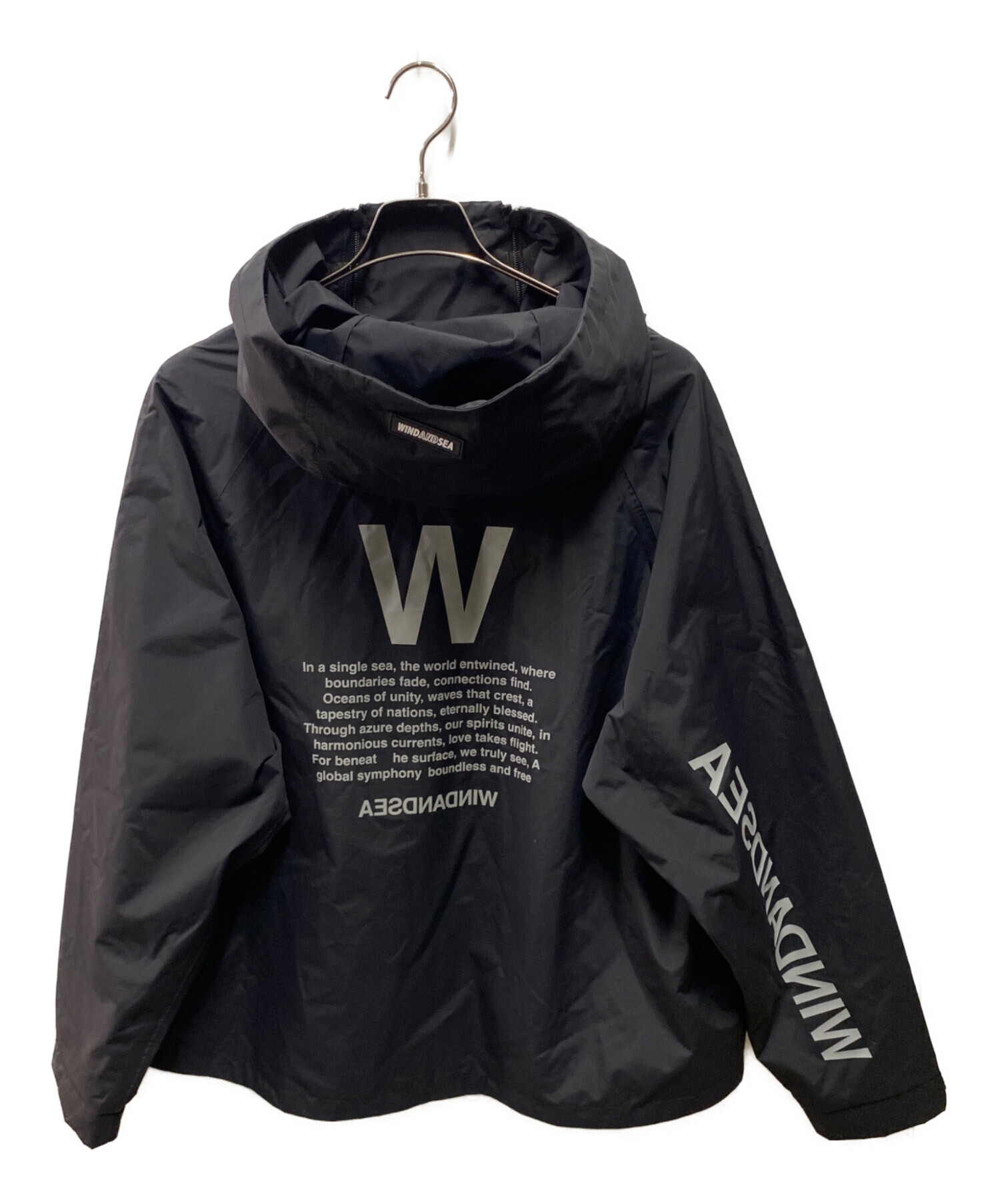 中古・古着通販】WIND AND SEA (ウィンダンシー) ジャケット ブラック 