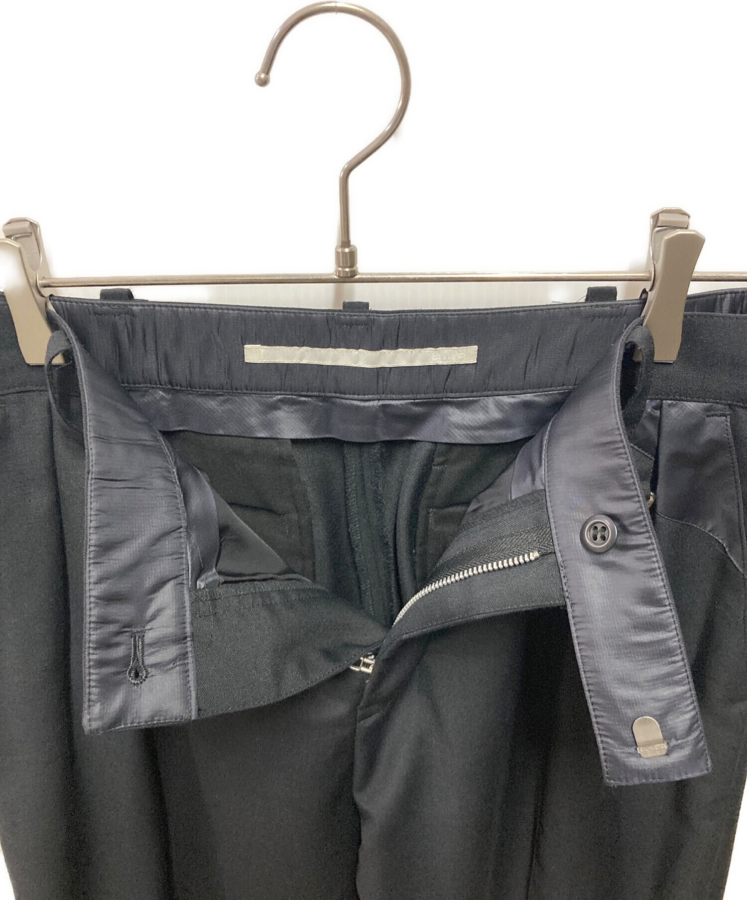中古・古着通販】Tamme (タム) D WIDE SLACKS ブラック サイズ:1