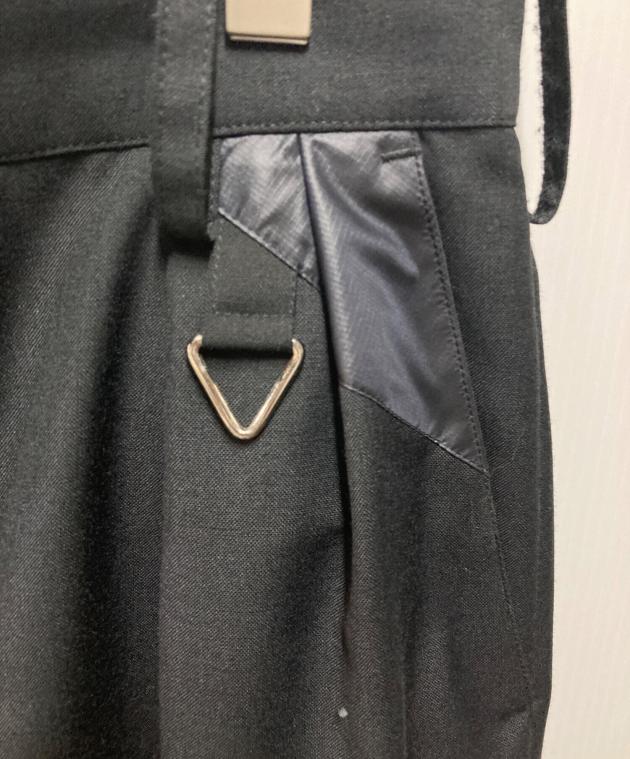 中古・古着通販】Tamme (タム) D WIDE SLACKS ブラック サイズ:1