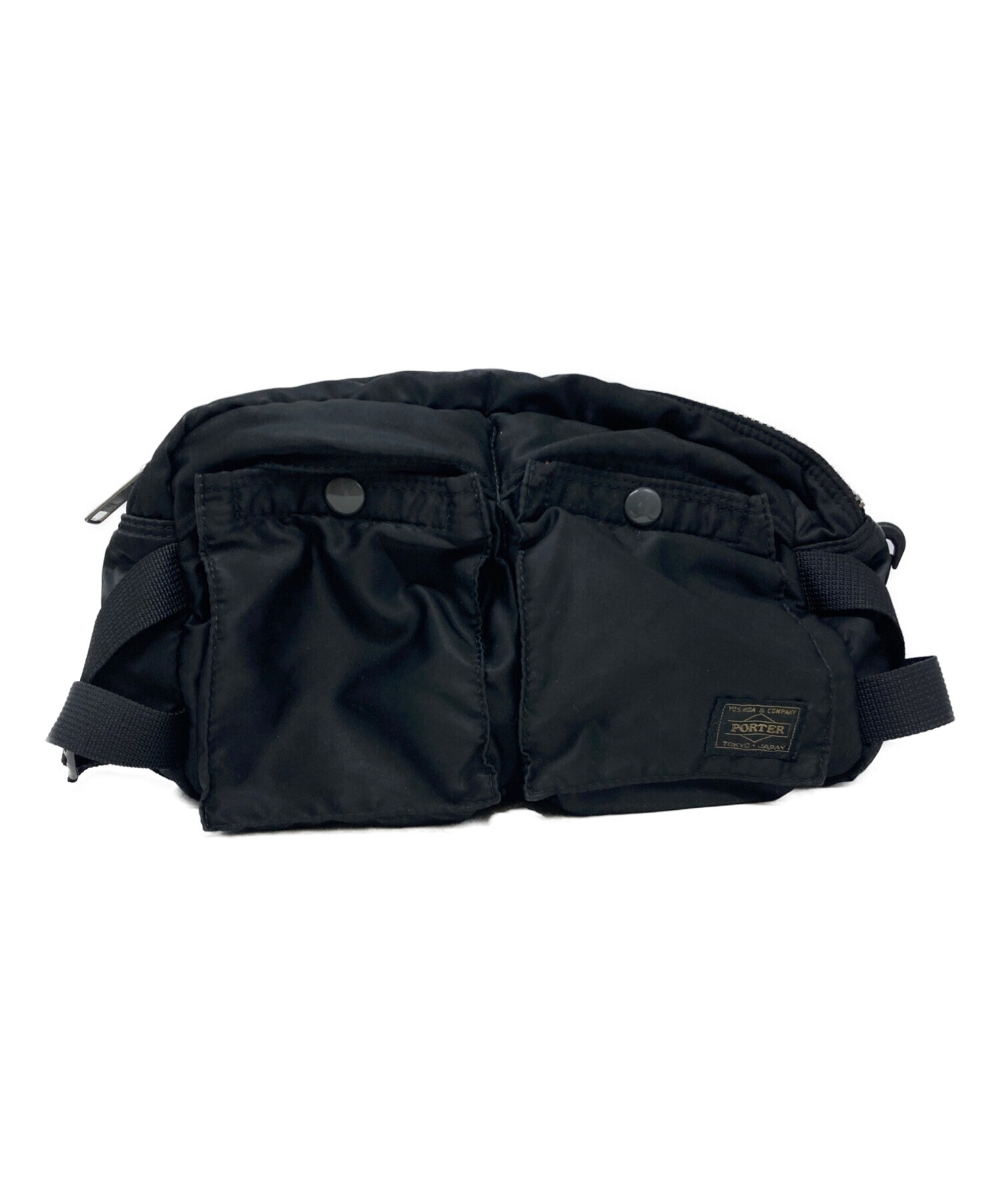 中古・古着通販】PORTER (ポーター) タンカーウエストバッグ ブラック