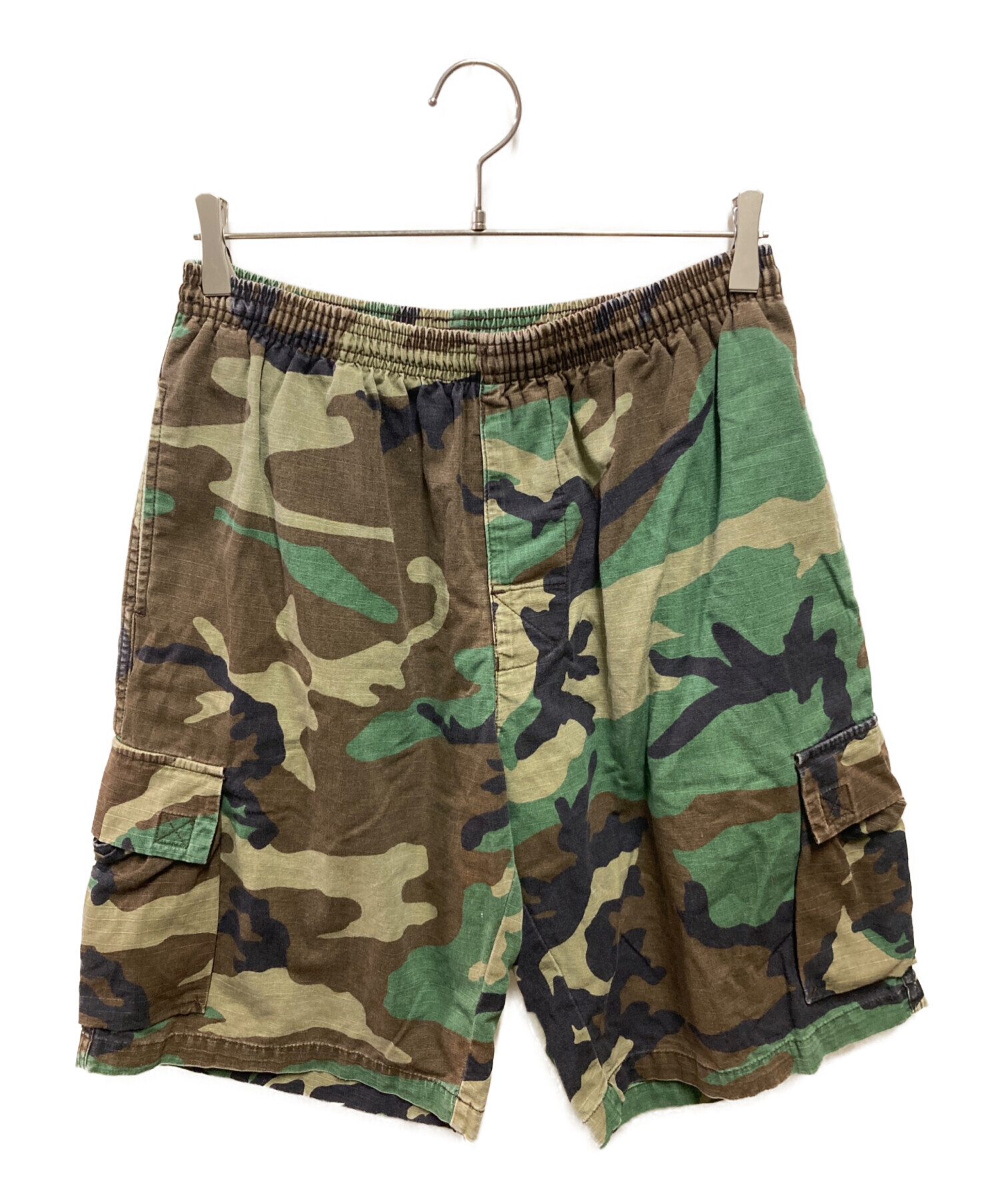 中古・古着通販】stussy (ステューシー) カモ柄ハーフパンツ ブラウン