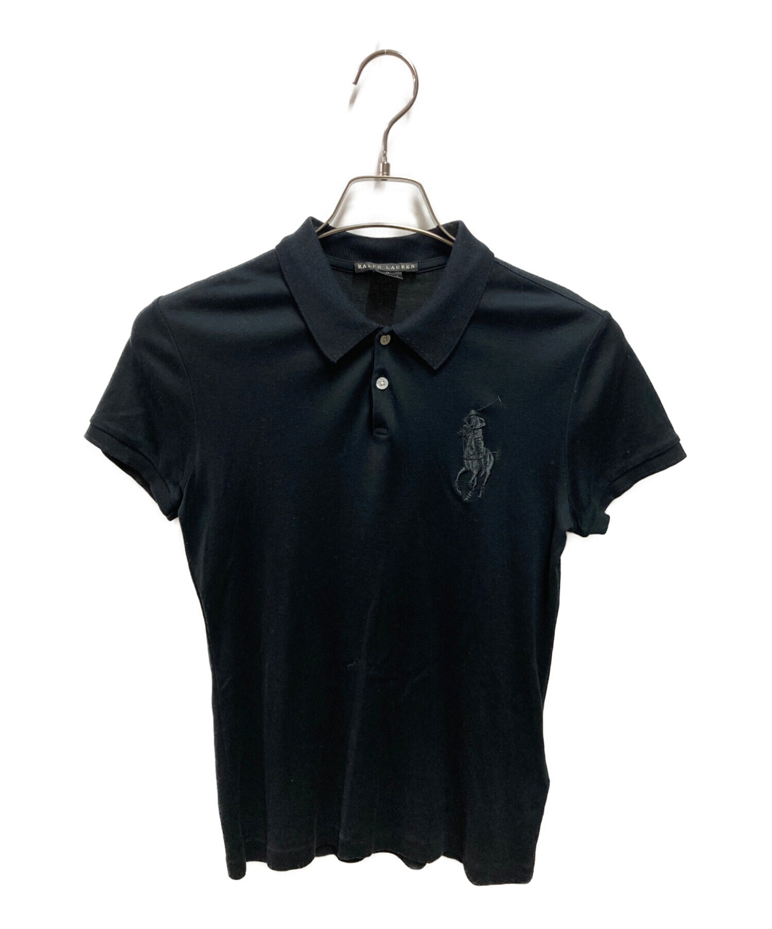 中古・古着通販】RALPH LAUREN (ラルフローレン) ポロシャツ ブラック