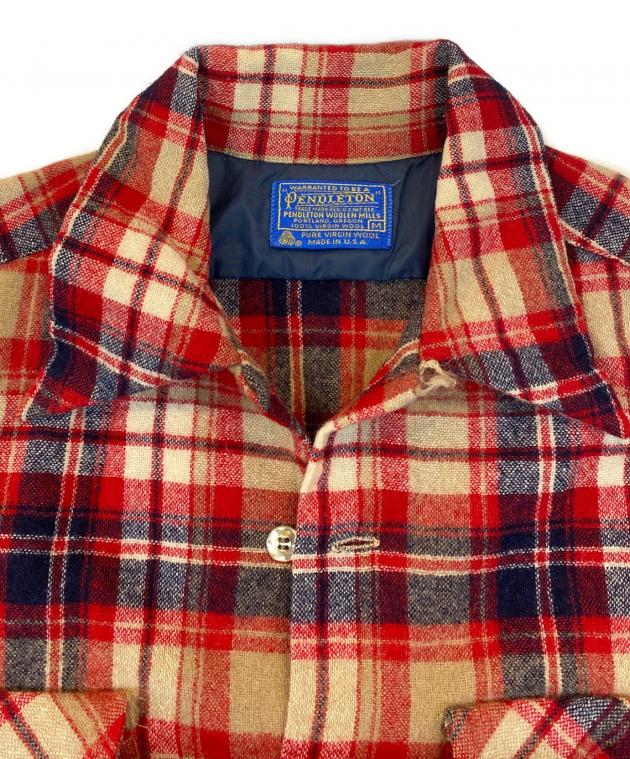 中古・古着通販】PENDLETON (ペンドルトン) 70's ボードシャツ レッド