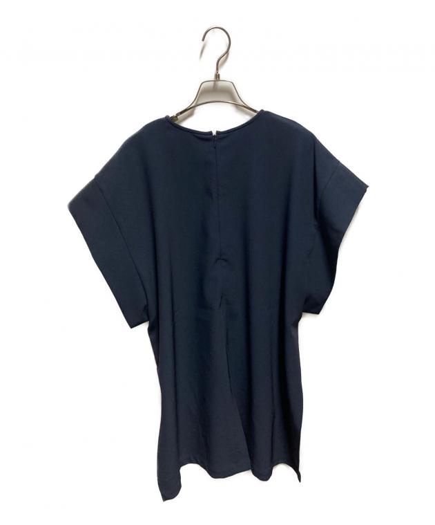中古・古着通販】LE PHIL (ル フィル) 2WAYツイルブラウス ネイビー