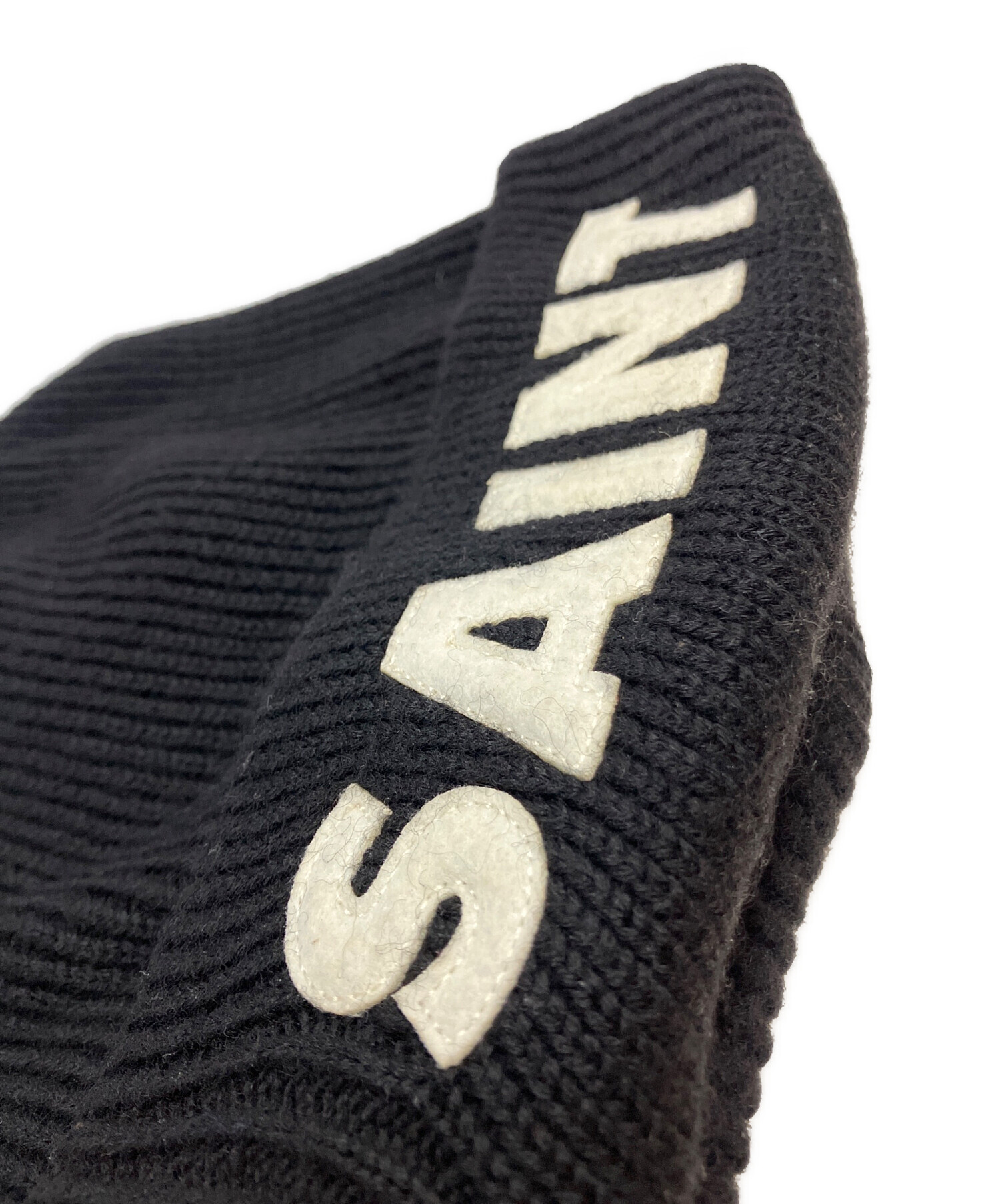 中古・古着通販】SAINT MICHAEL (セントマイケル) KNIT CAP ブラック