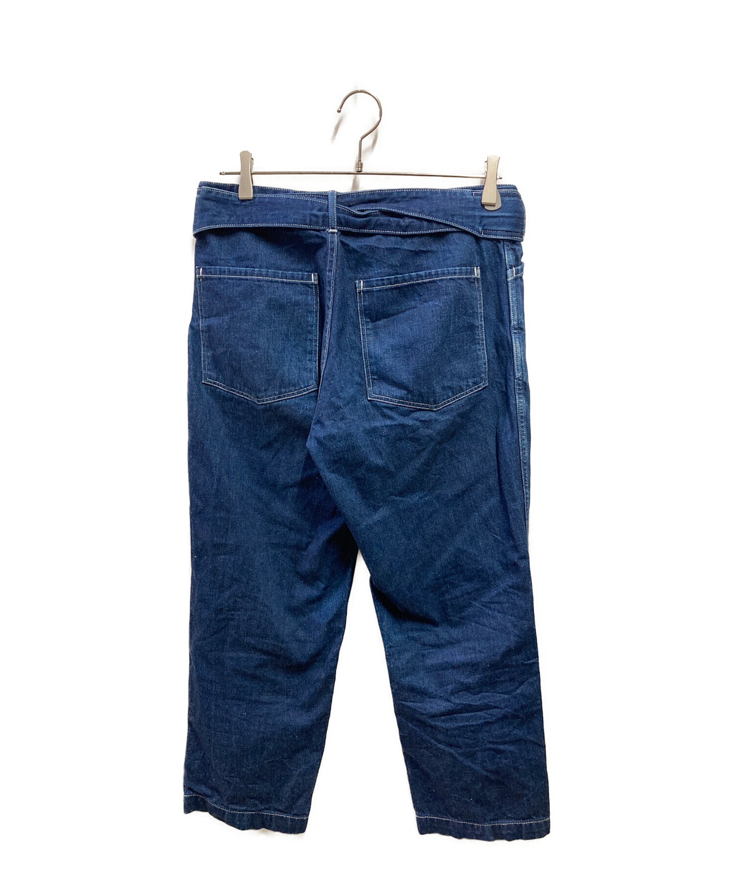 中古・古着通販】COMOLI (コモリ) ベルベットデニムパンツ インディゴ